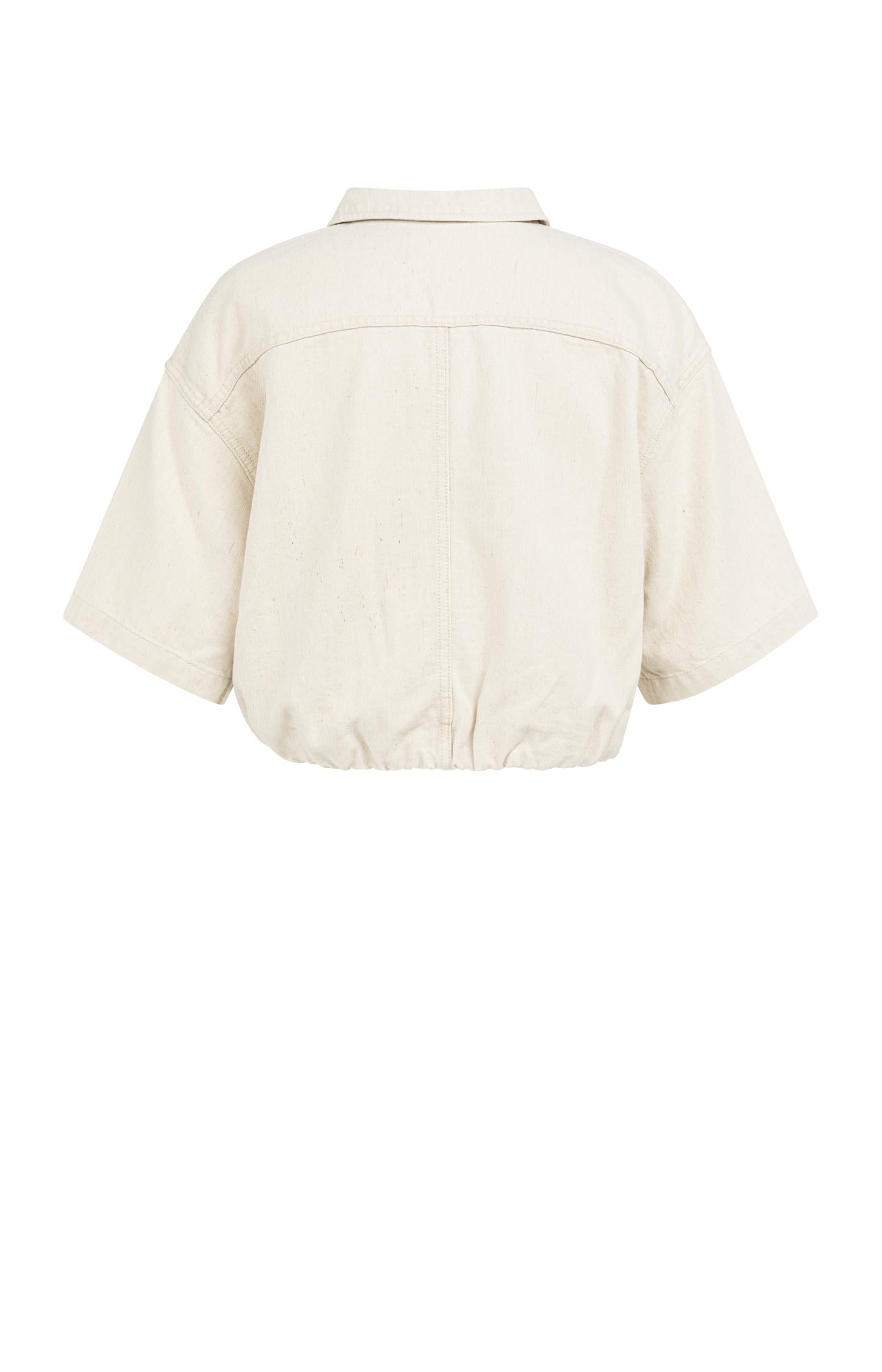 Loose-fit jacket with a denim look