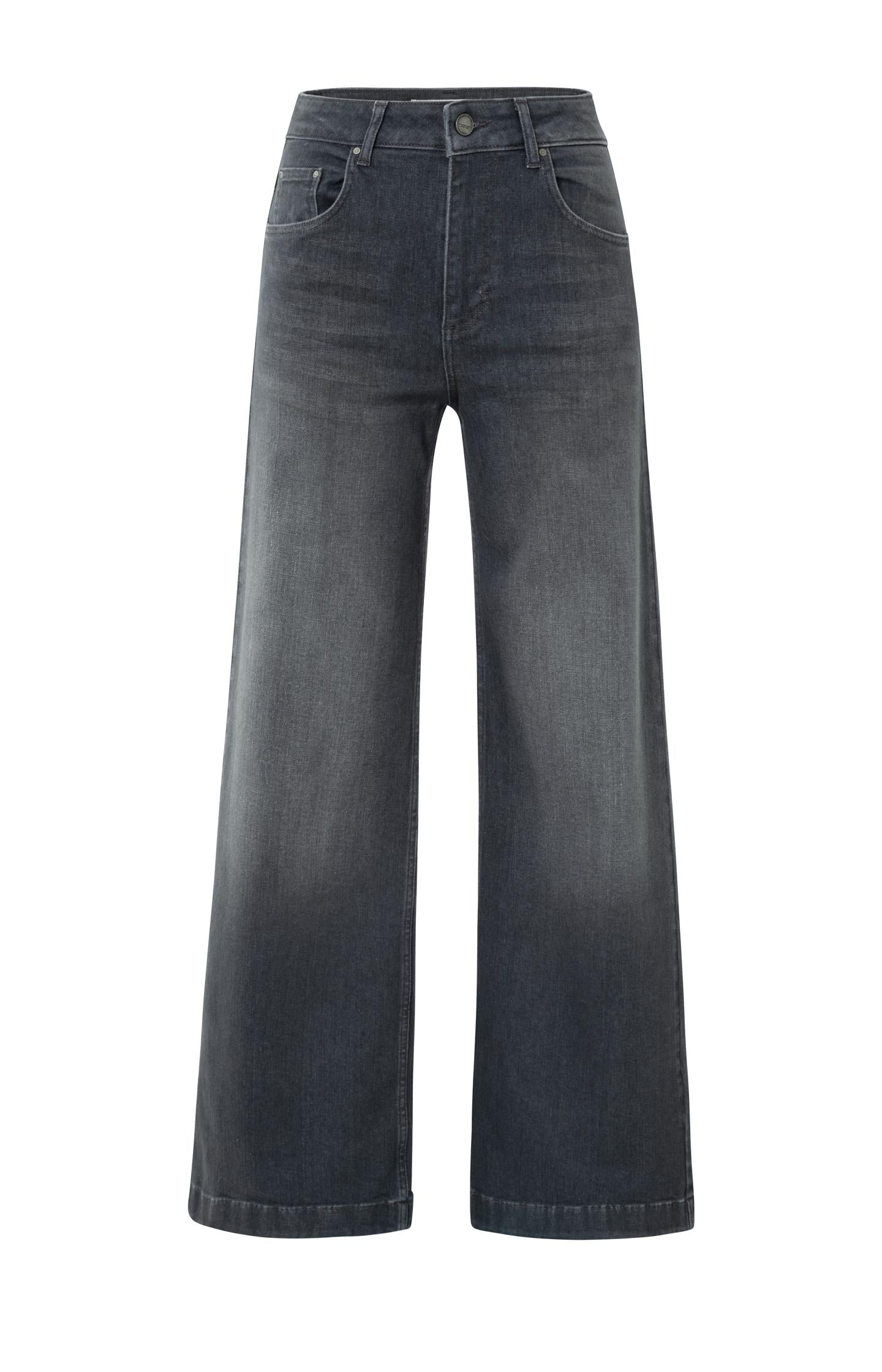 Loose fit jeans with high waist and wide legs (L30) - Type: product