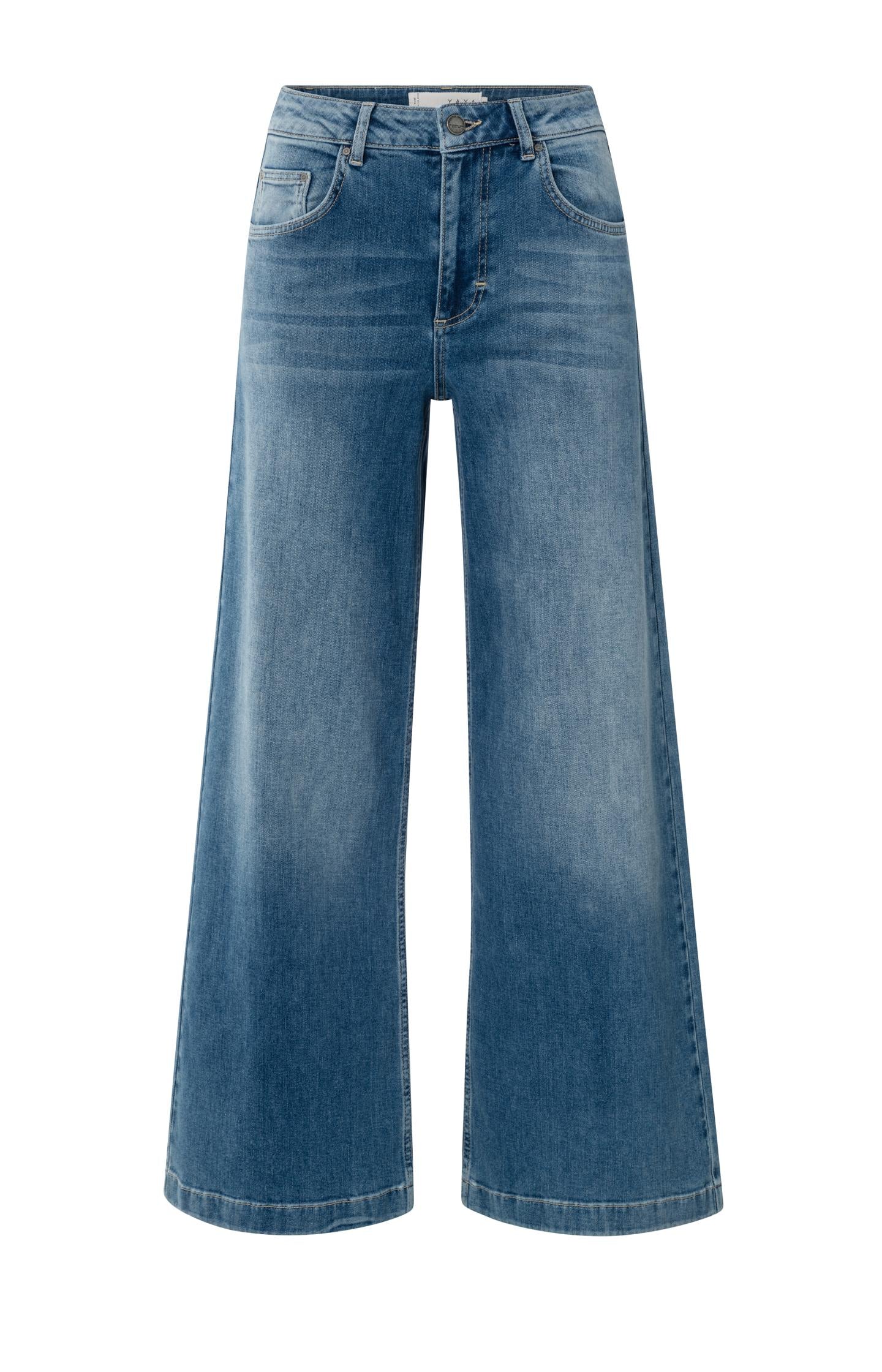 Loose fit jeans with high waist and wide legs (L30) - Type: product