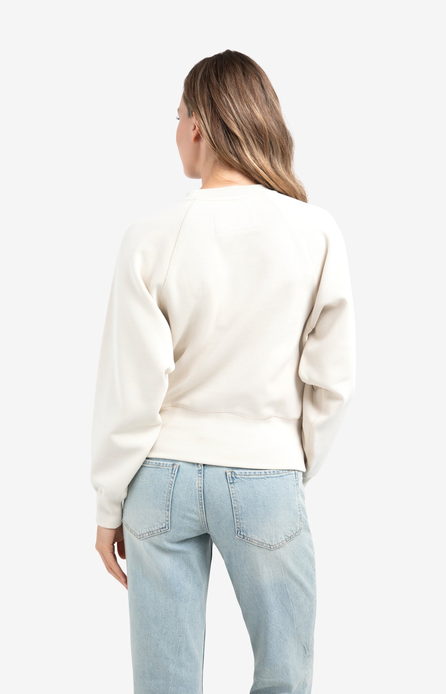 Loose fit jeans with high waist and wide legs (L34)