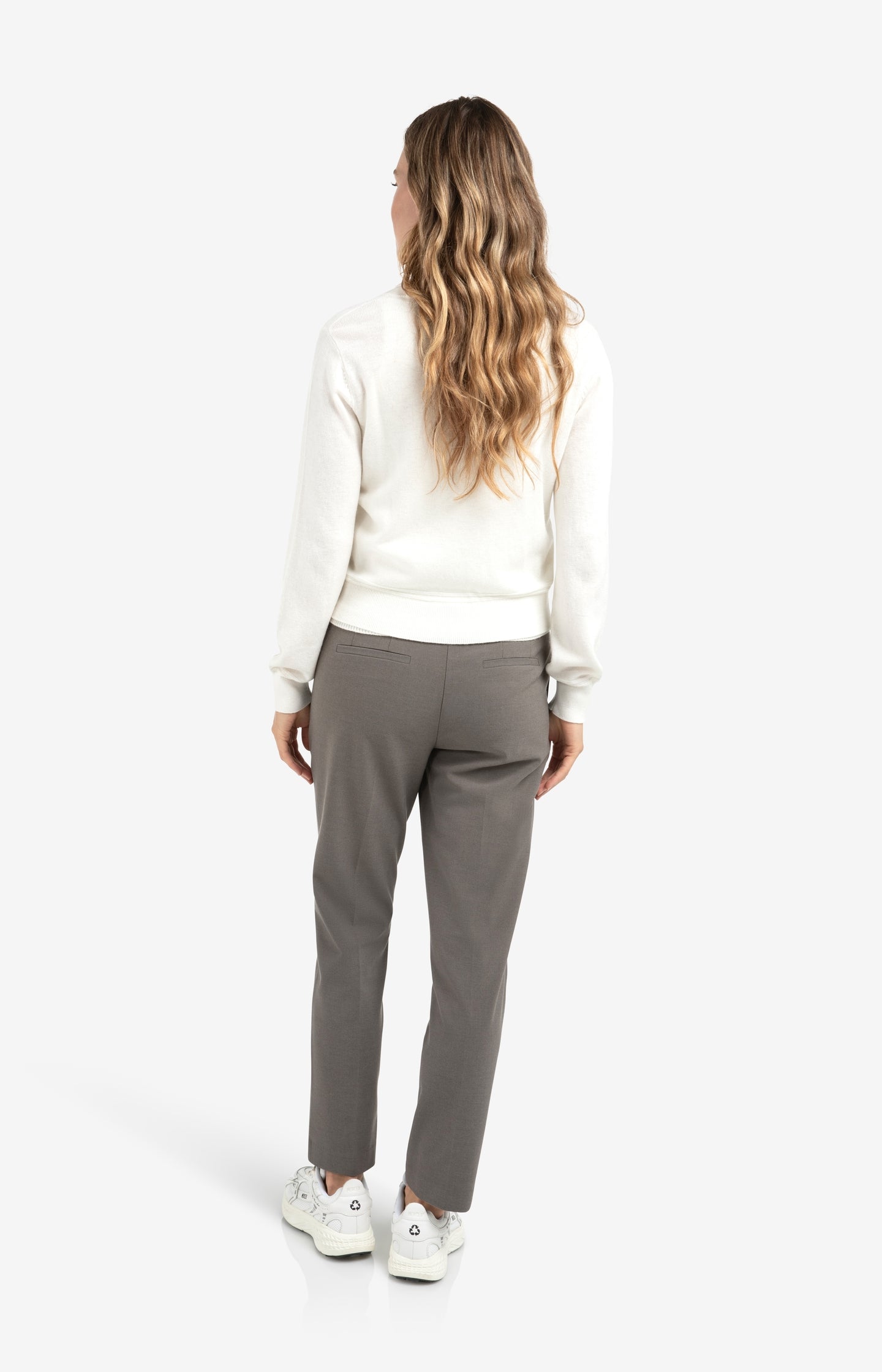 Loose fit jeans with high waist and wide legs (L34)