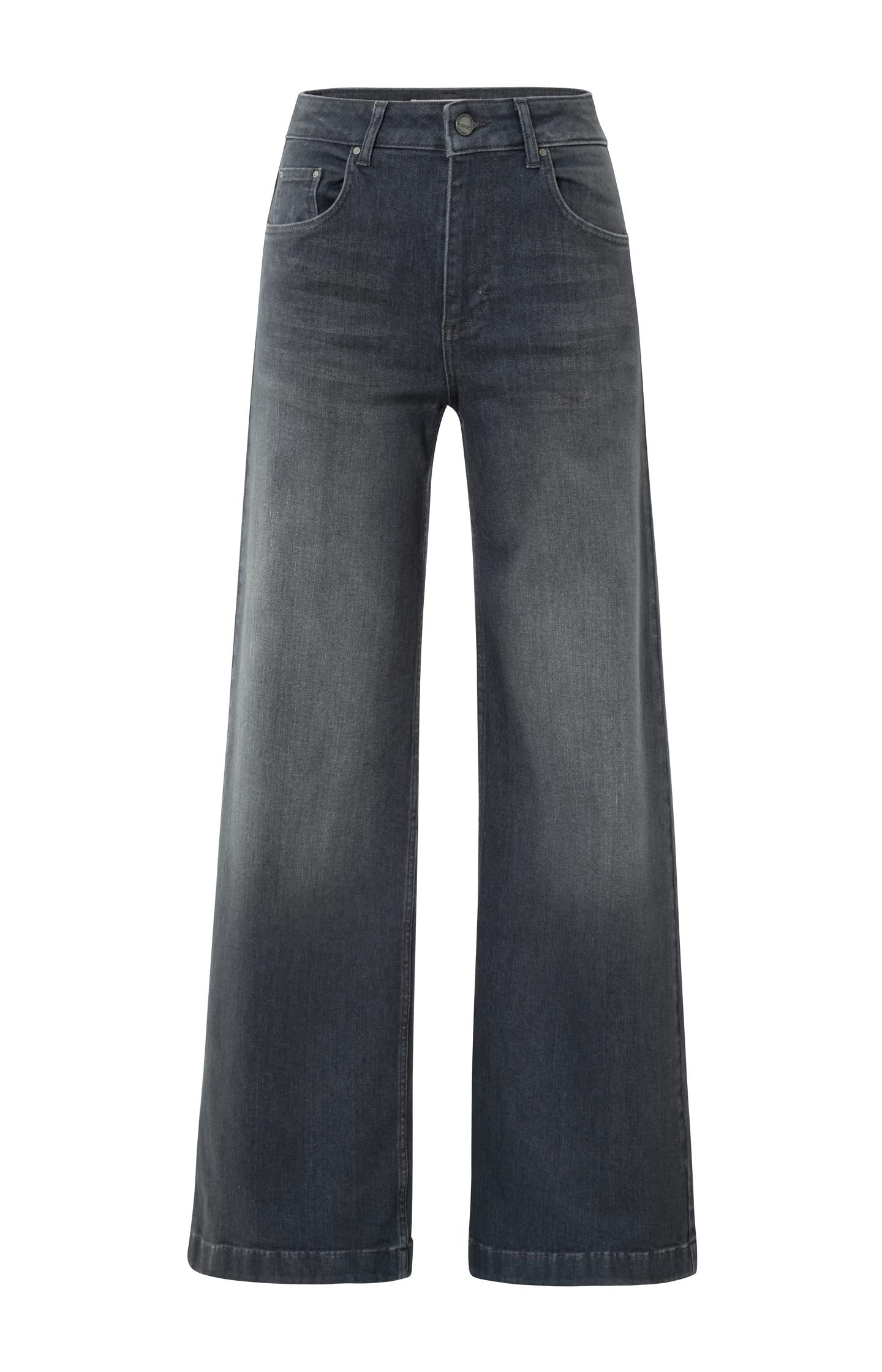 Loose fit jeans with high waist and wide legs (L34) - Type: product