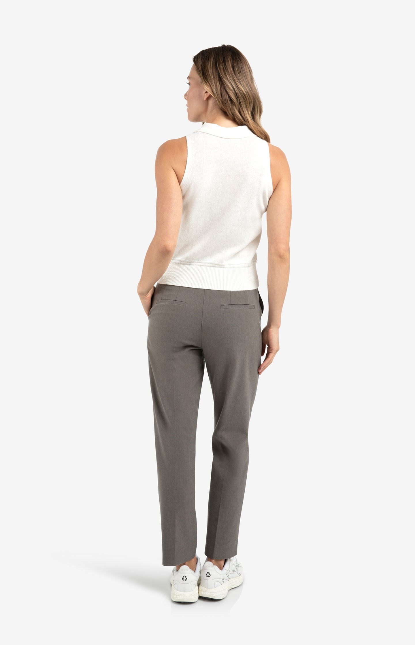Loose fit jeans with high waist and wide legs (L34)