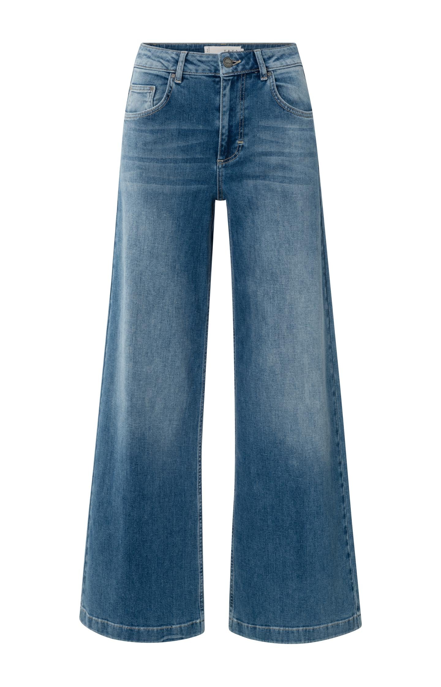 Loose fit jeans with high waist and wide legs (L34) - Type: product