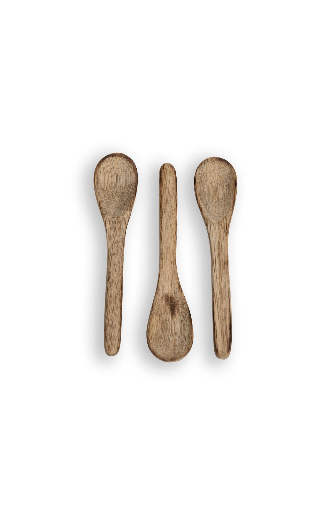 Mango wood mini spoons - set of 3 - Type: product