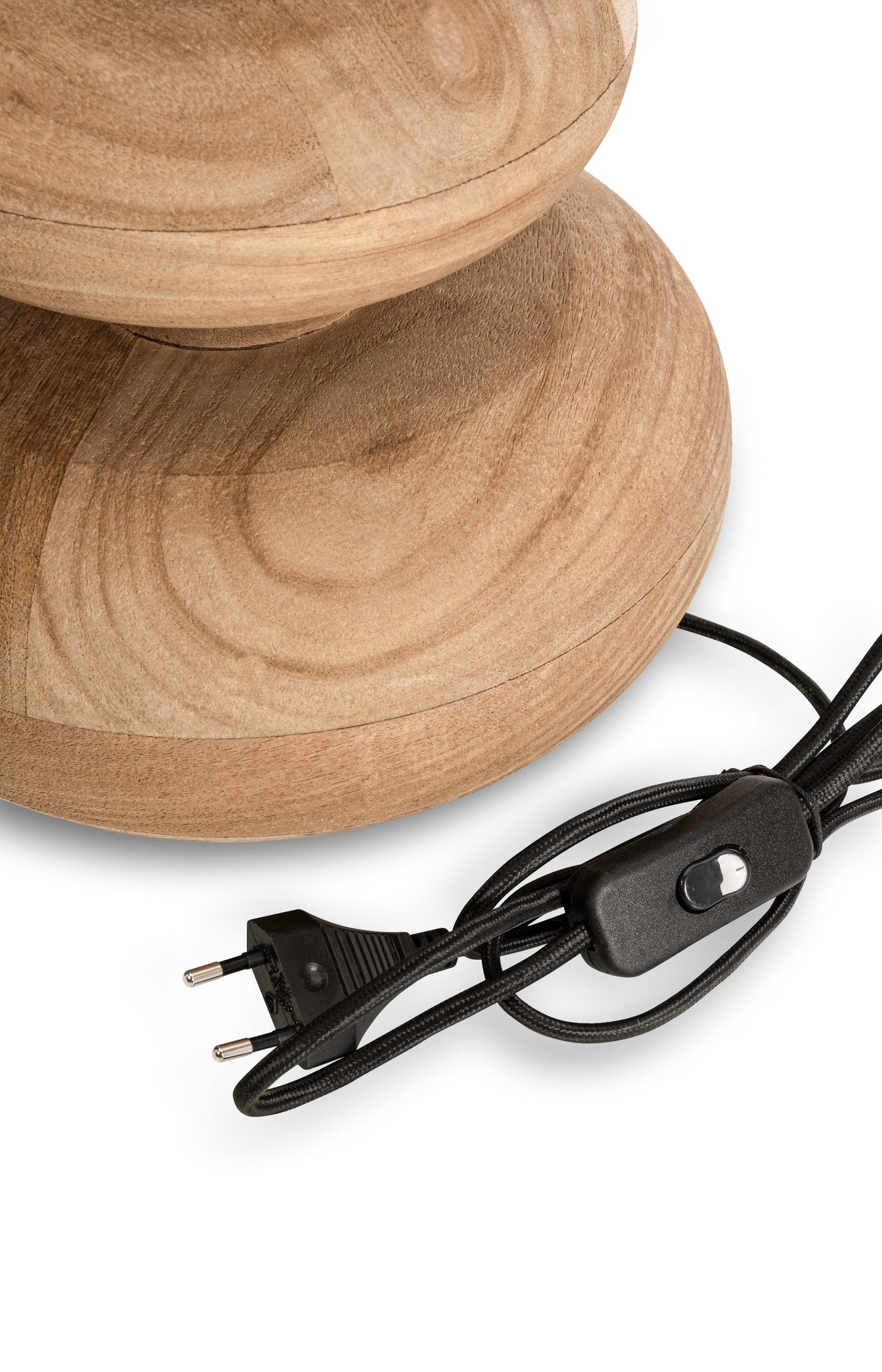 Mango wood table lamp