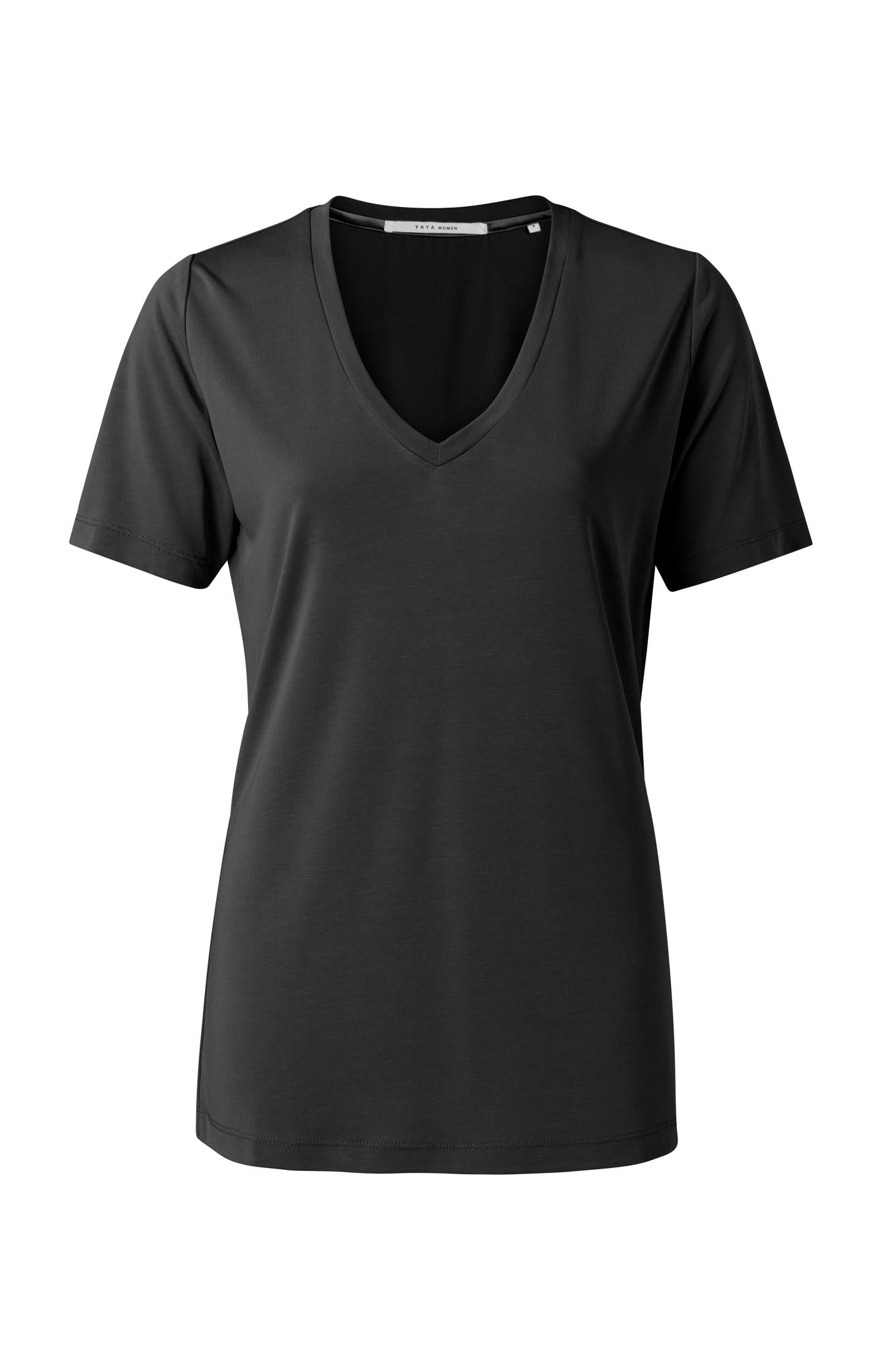 Modal V-neck T-shirt - Type: product