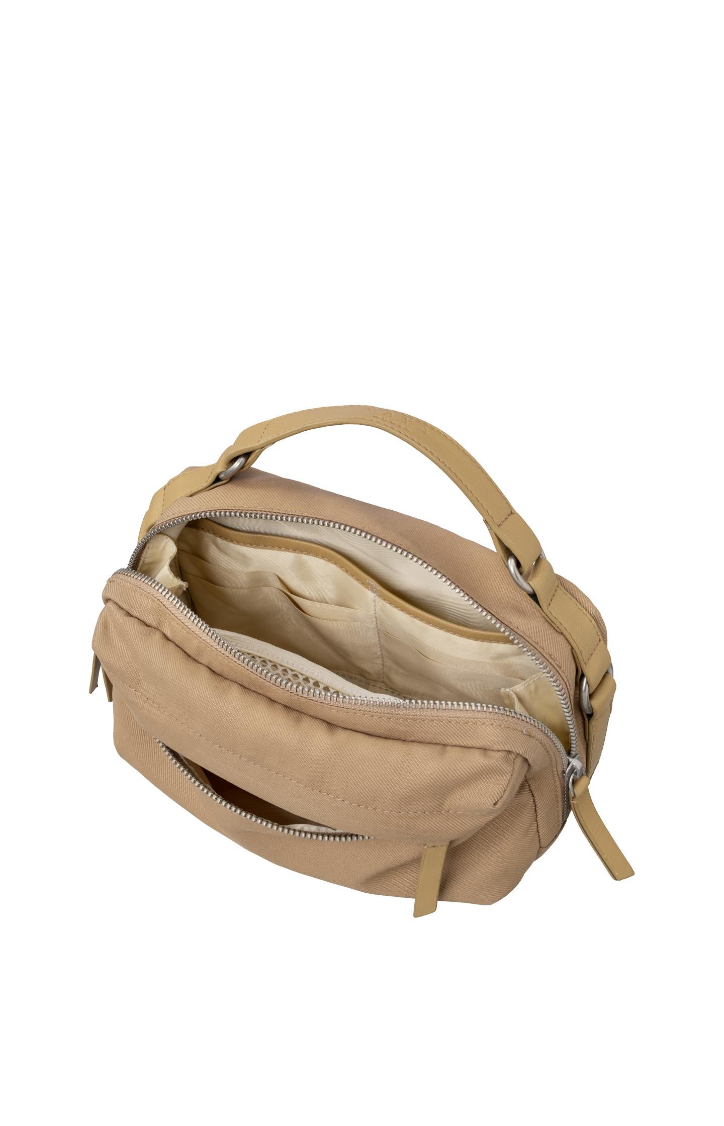 Nylon fanny bag with side pockets