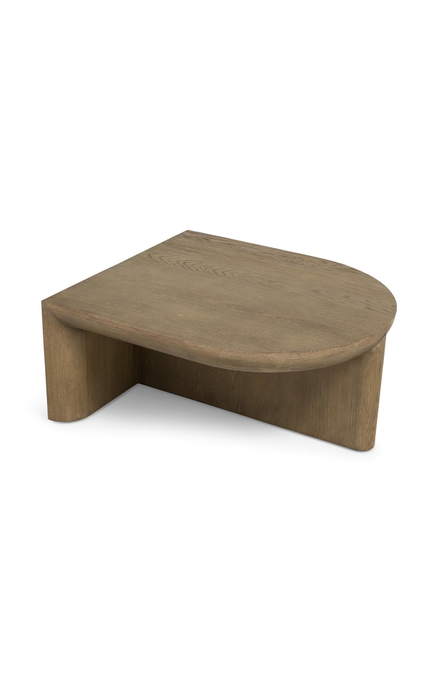 Oak veneer coffee table - Type: product