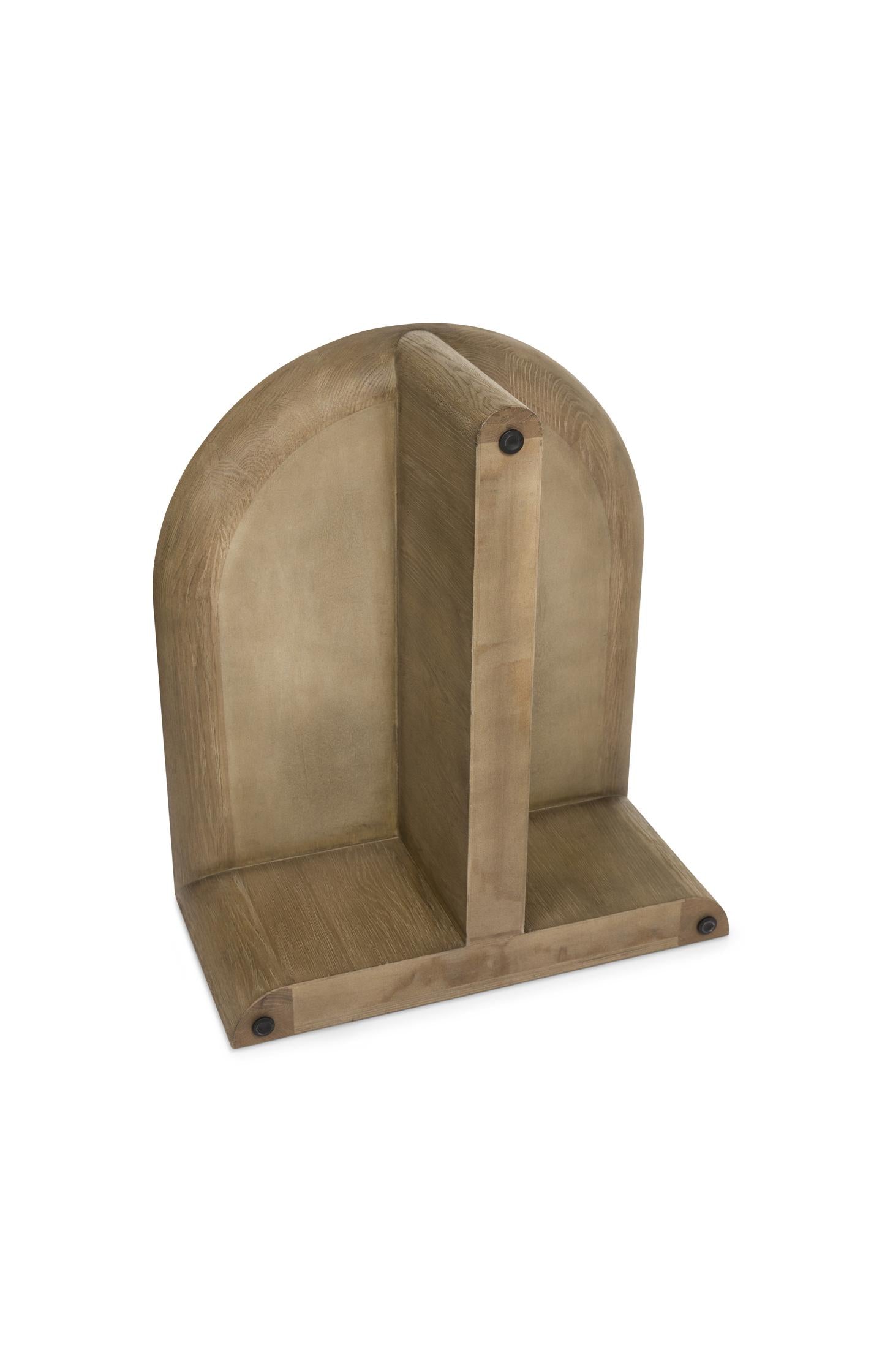 Oak veneer coffee table