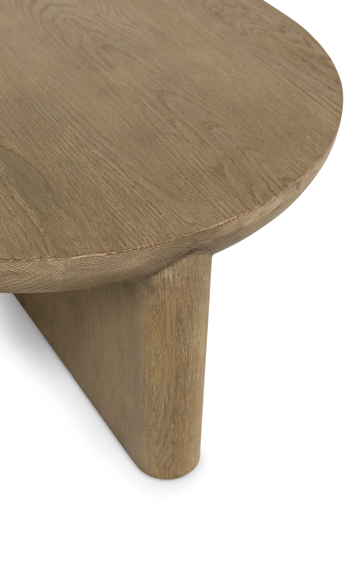 Oak veneer coffee table