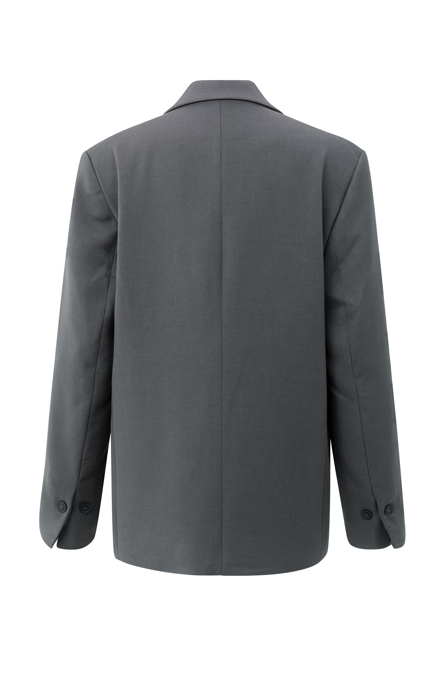 Oversized blazer with sleeve tape detail