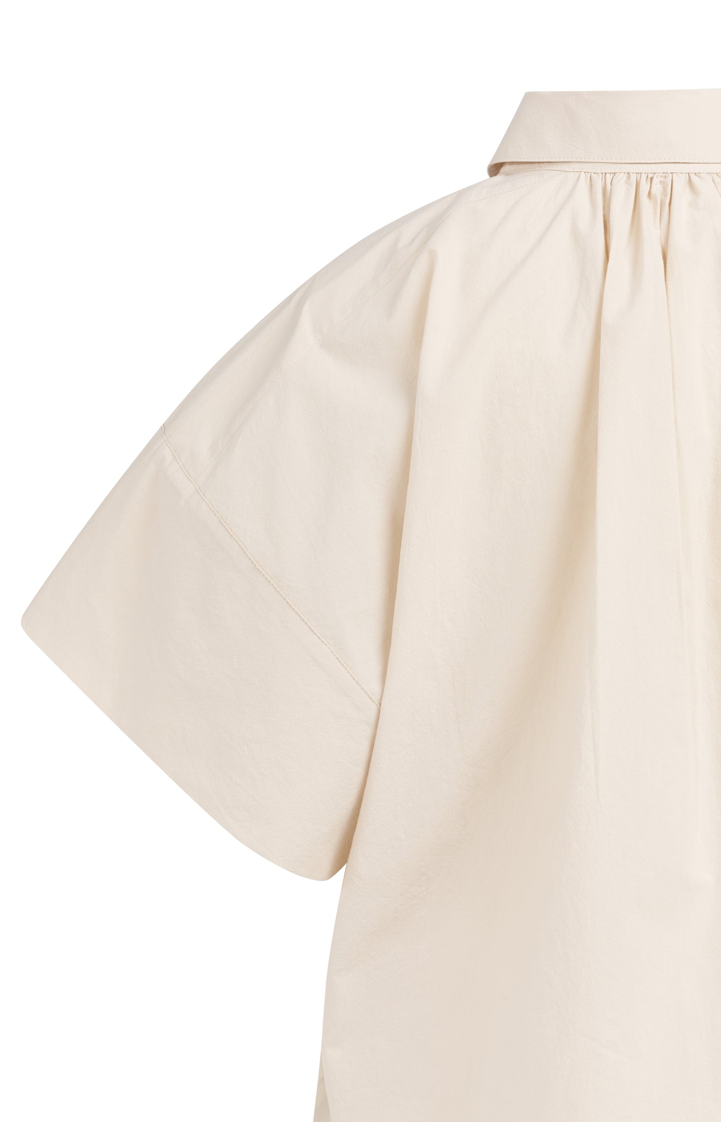 Oversized blouse with sleeve detail