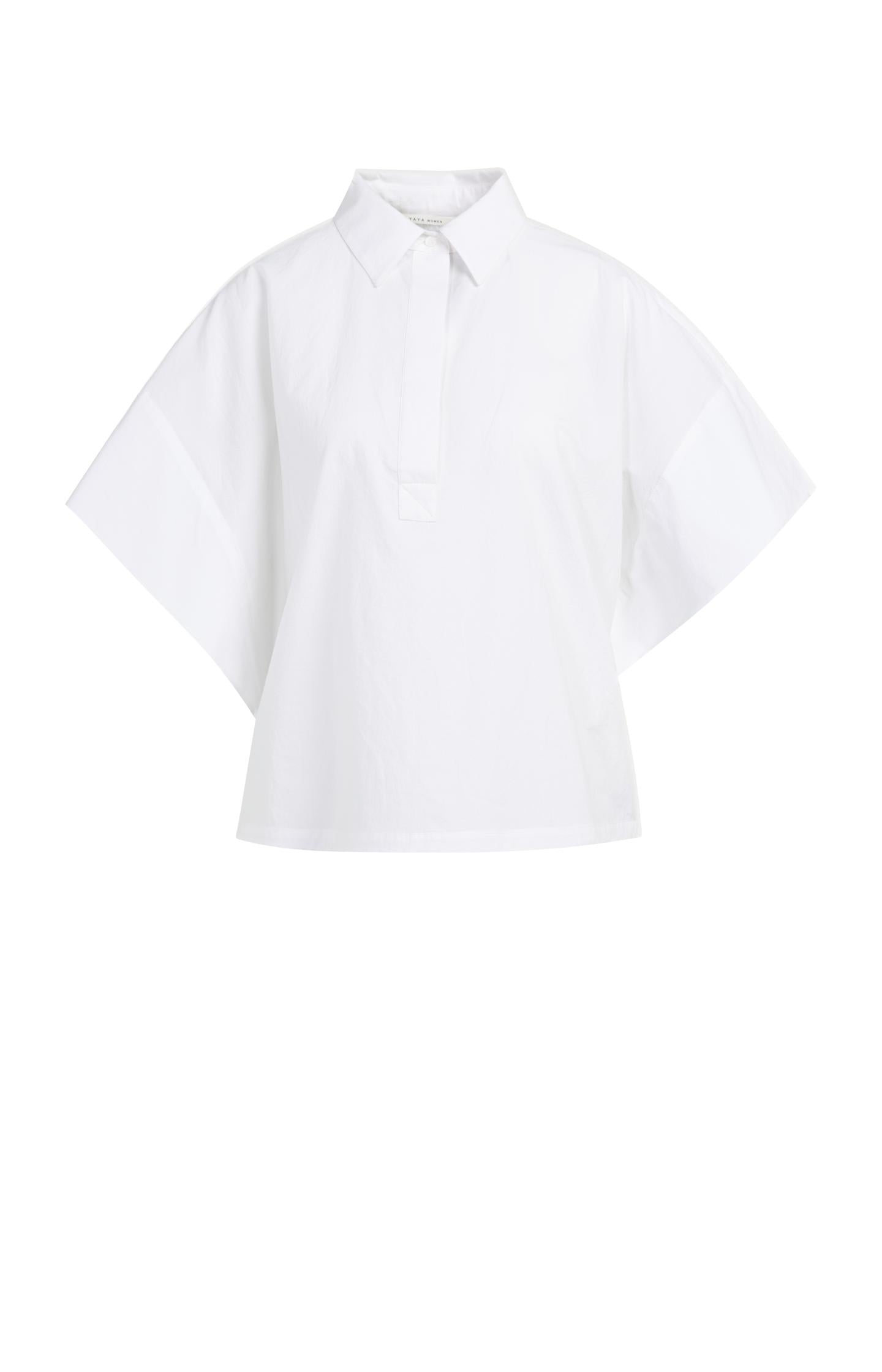 Oversized blouse with sleeve detail - Type: product