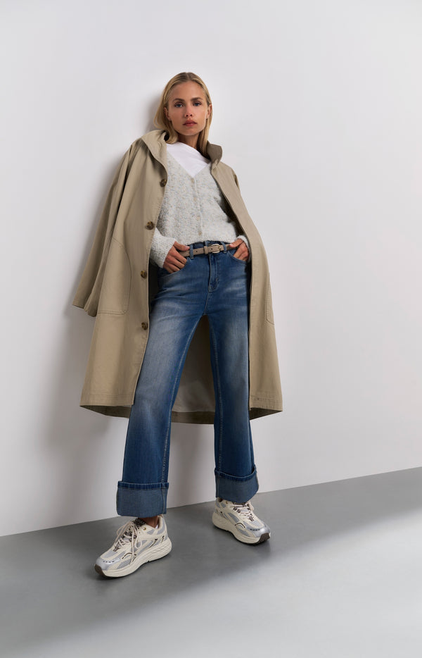 Oversized Jas - Elegante - Katoen
