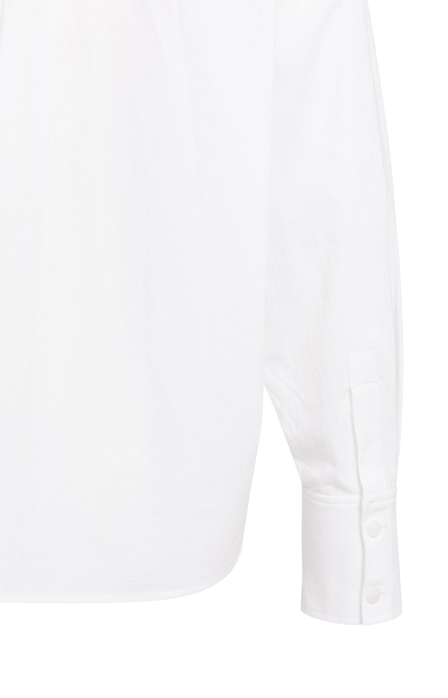 Oversized cotton blouse with chest pocket