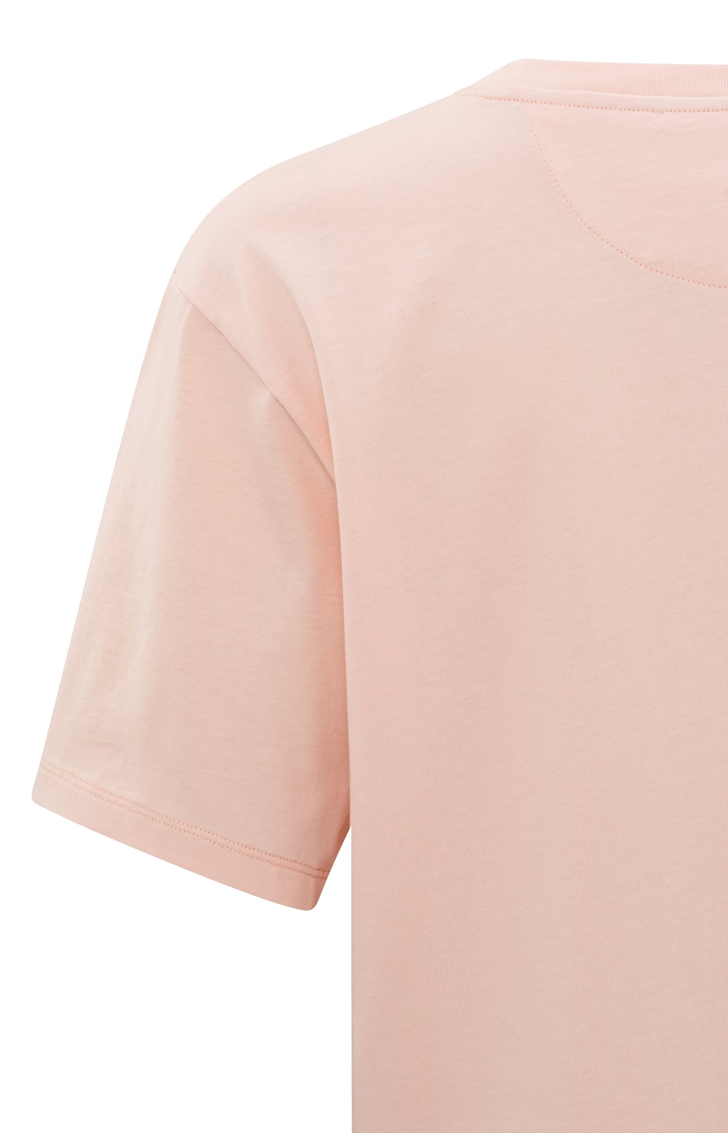 Oversized cotton T-shirt with crewneck and short sleeves