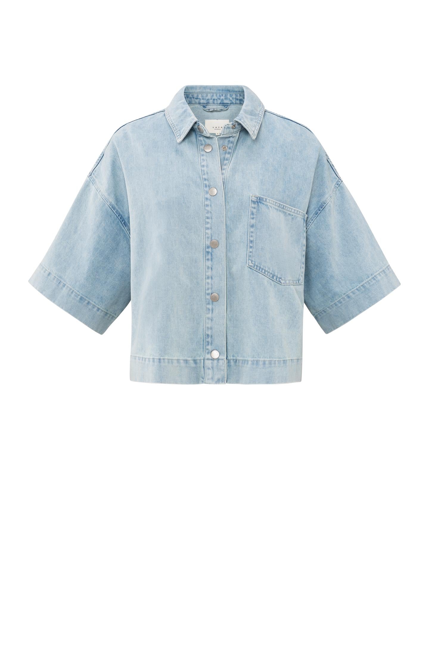Oversized denim jacket - Type: product