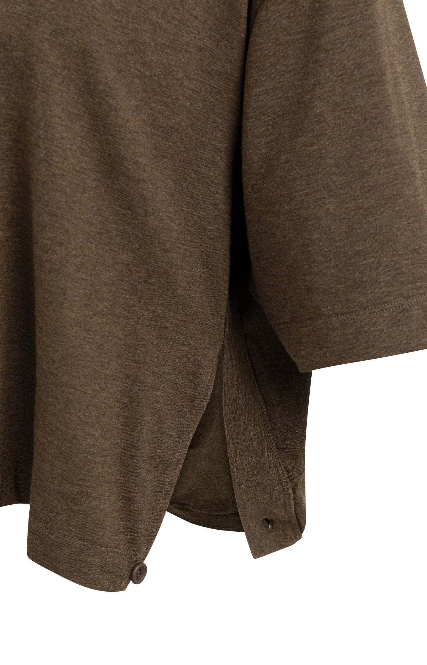 Oversized jersey top with balloon back detail