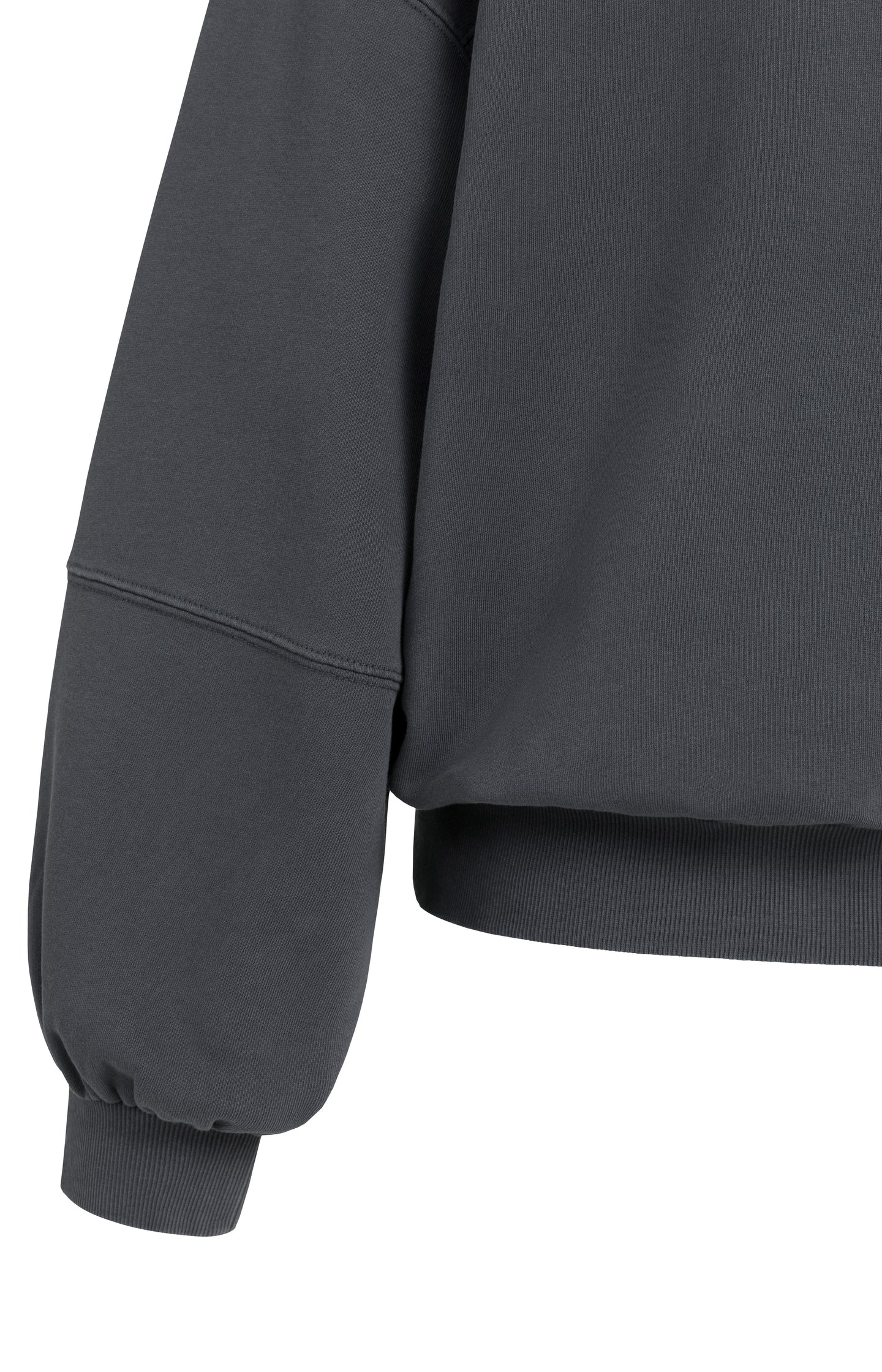 Oversized sweater with balloon sleeves and washed finish - Type: product