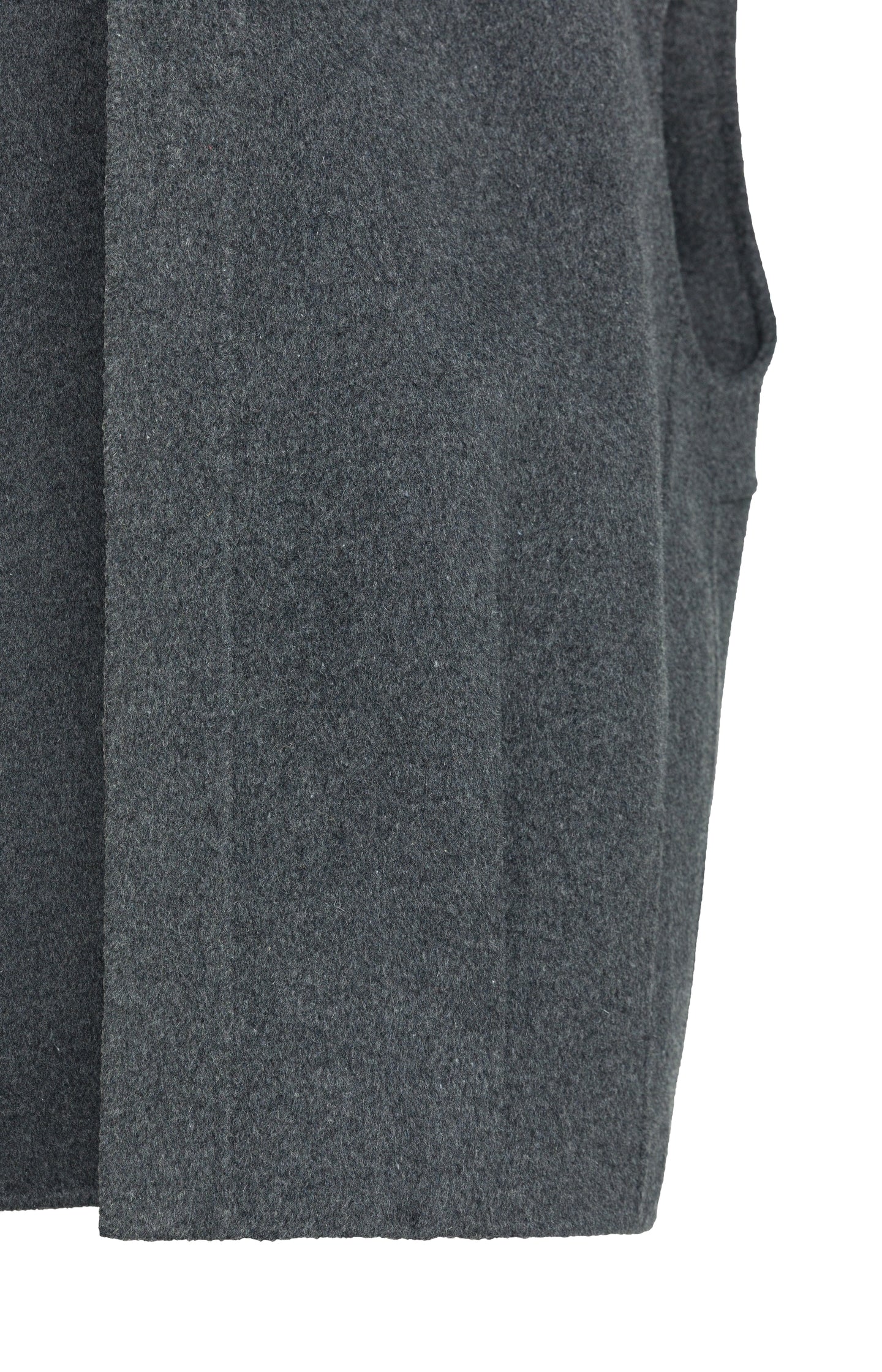 Oversized wool blend bodywarmer