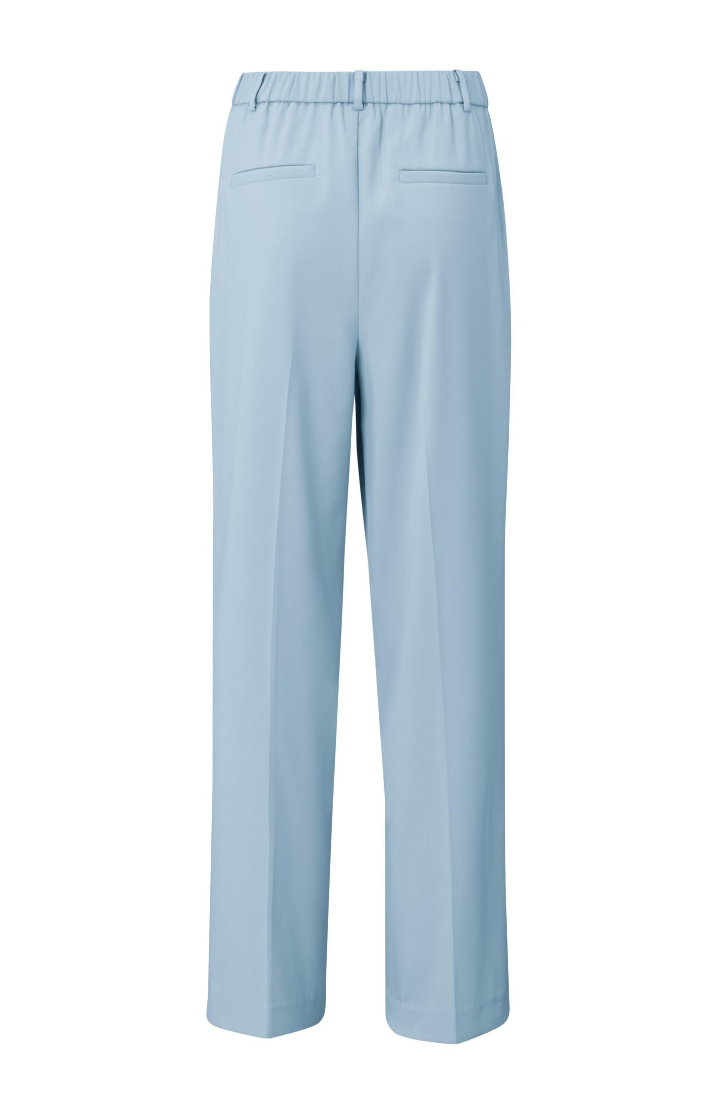 Pantalon with straight fit, mid waist and side pockets