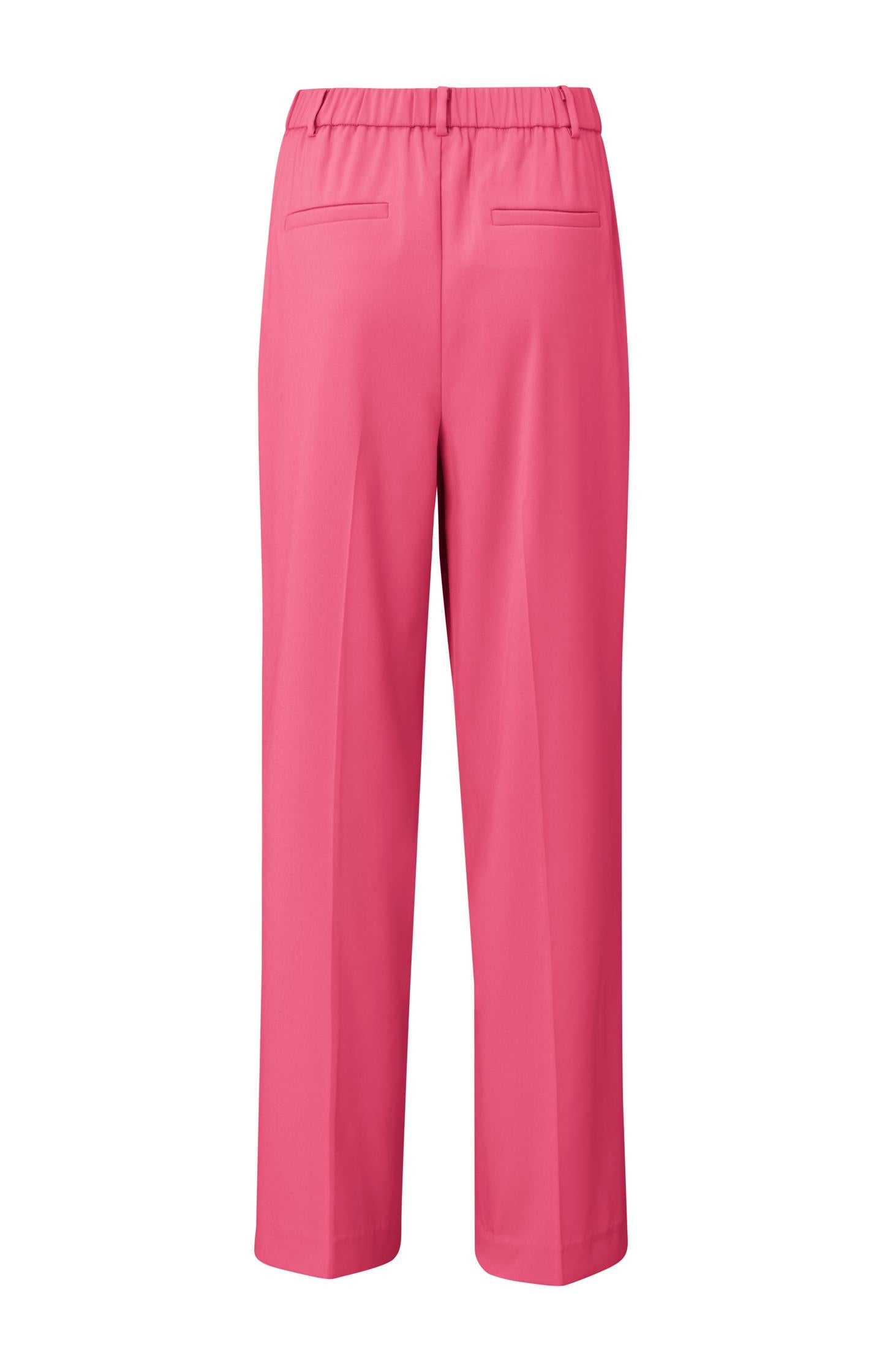 Pantalon with straight fit, mid waist and side pockets