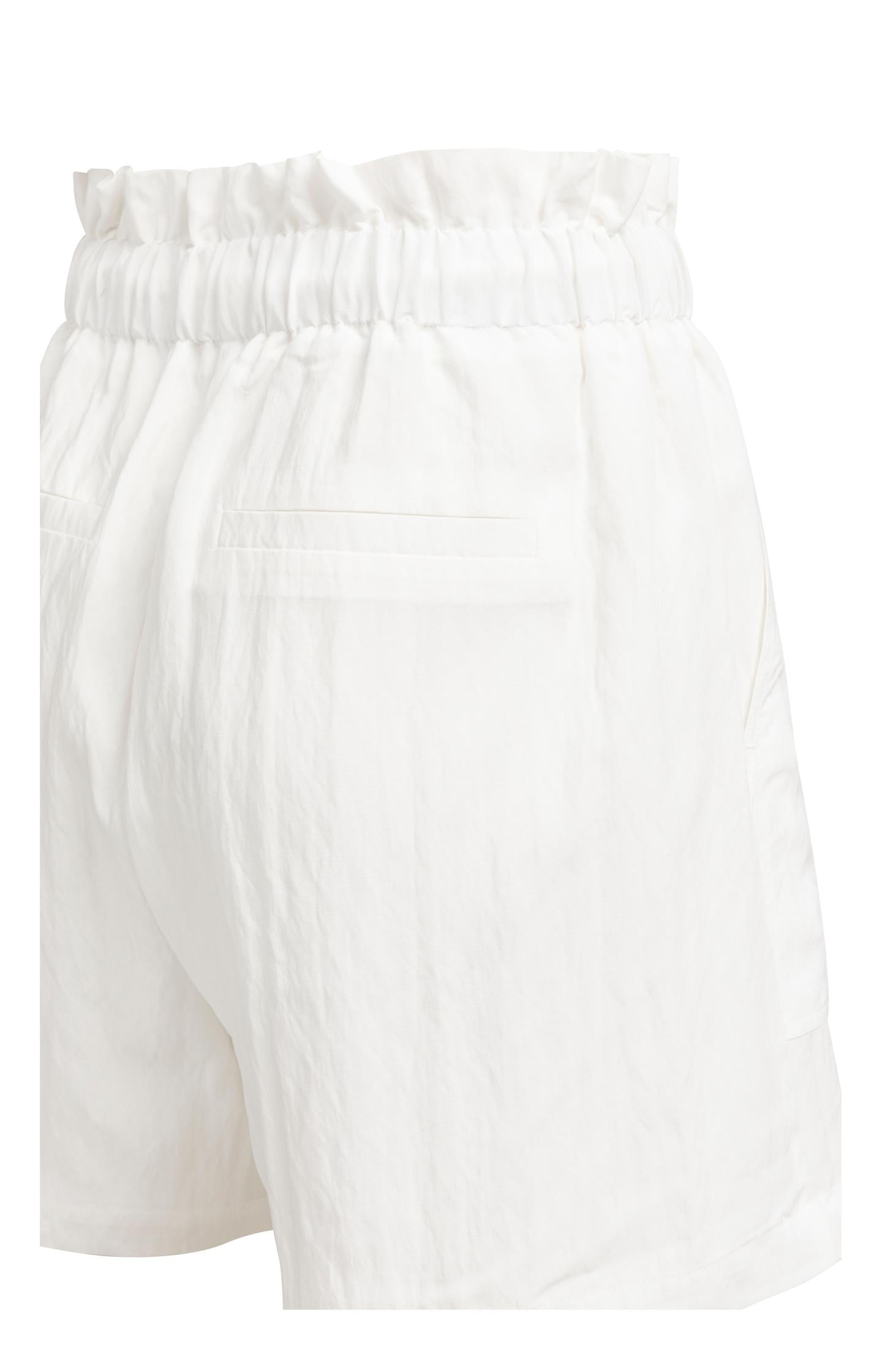Paperbag bermuda with cargo pockets