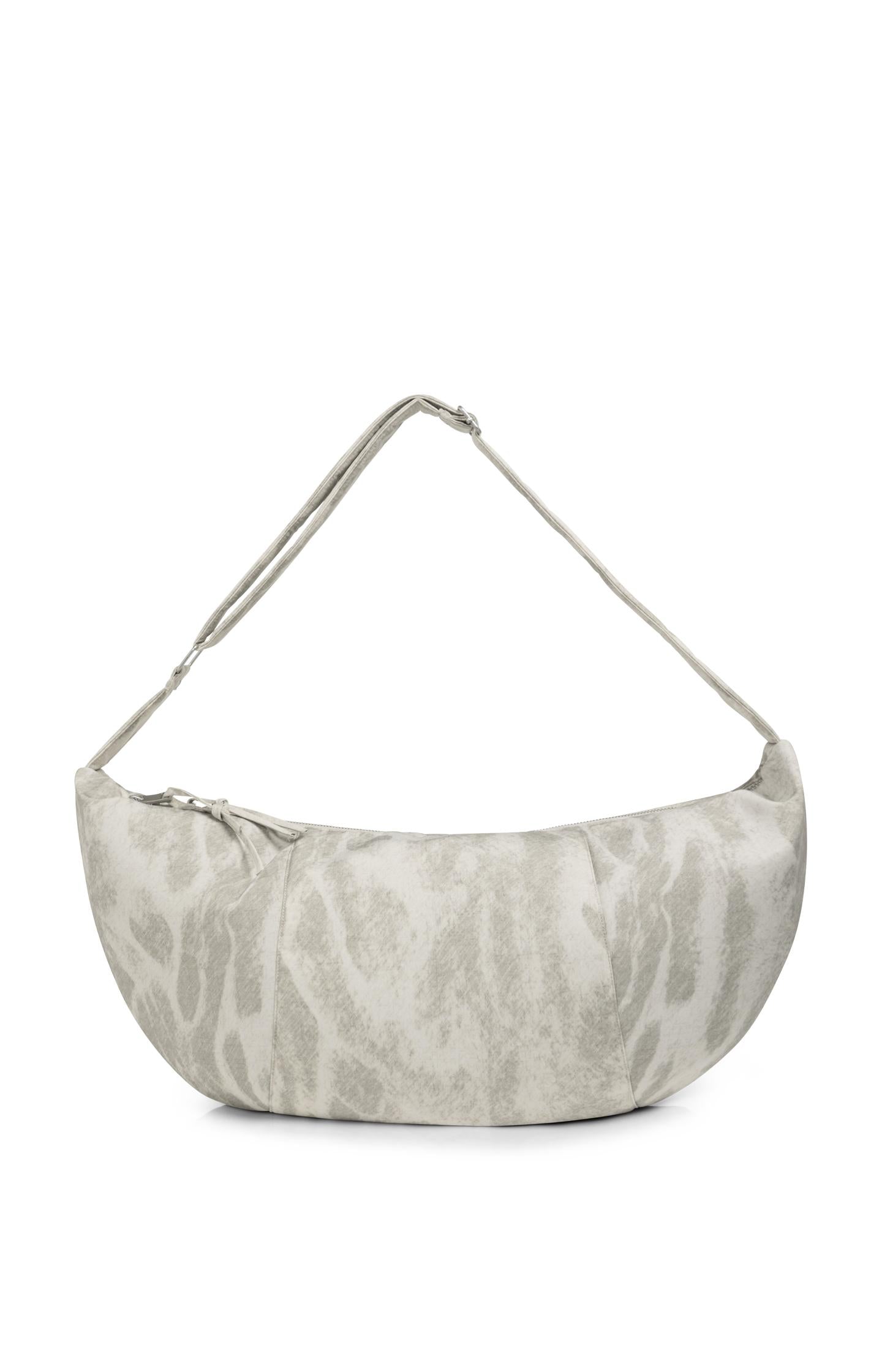 Printed crossbody bag with zip closure - Type: product