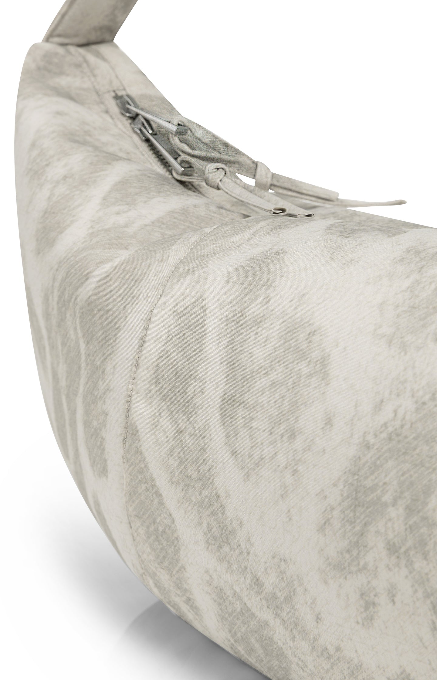 Printed crossbody bag with zip closure