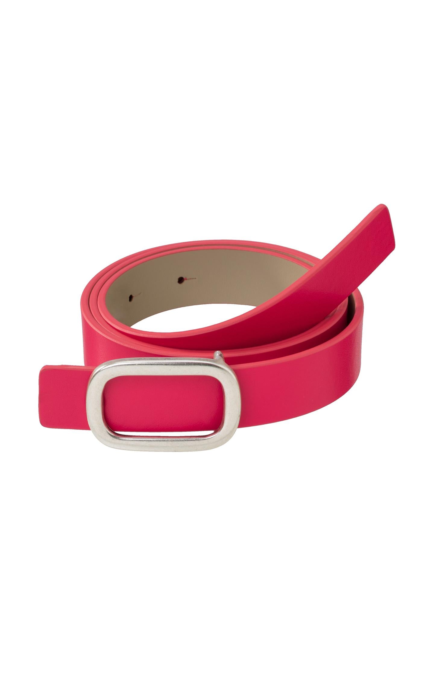 Reversible belt with square buckle in multicolor - Type: product