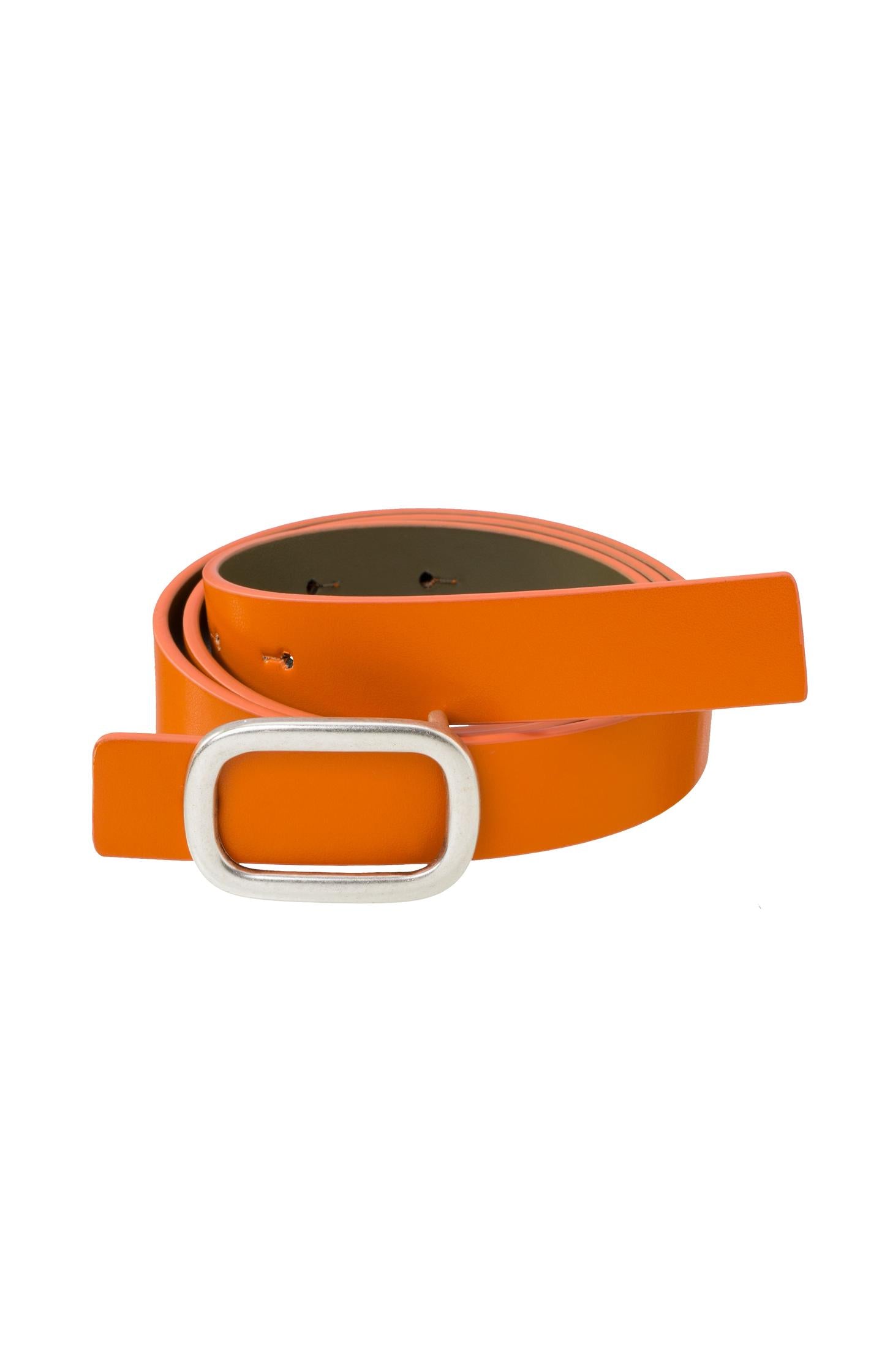 Reversible belt with square buckle in multicolor - Type: product