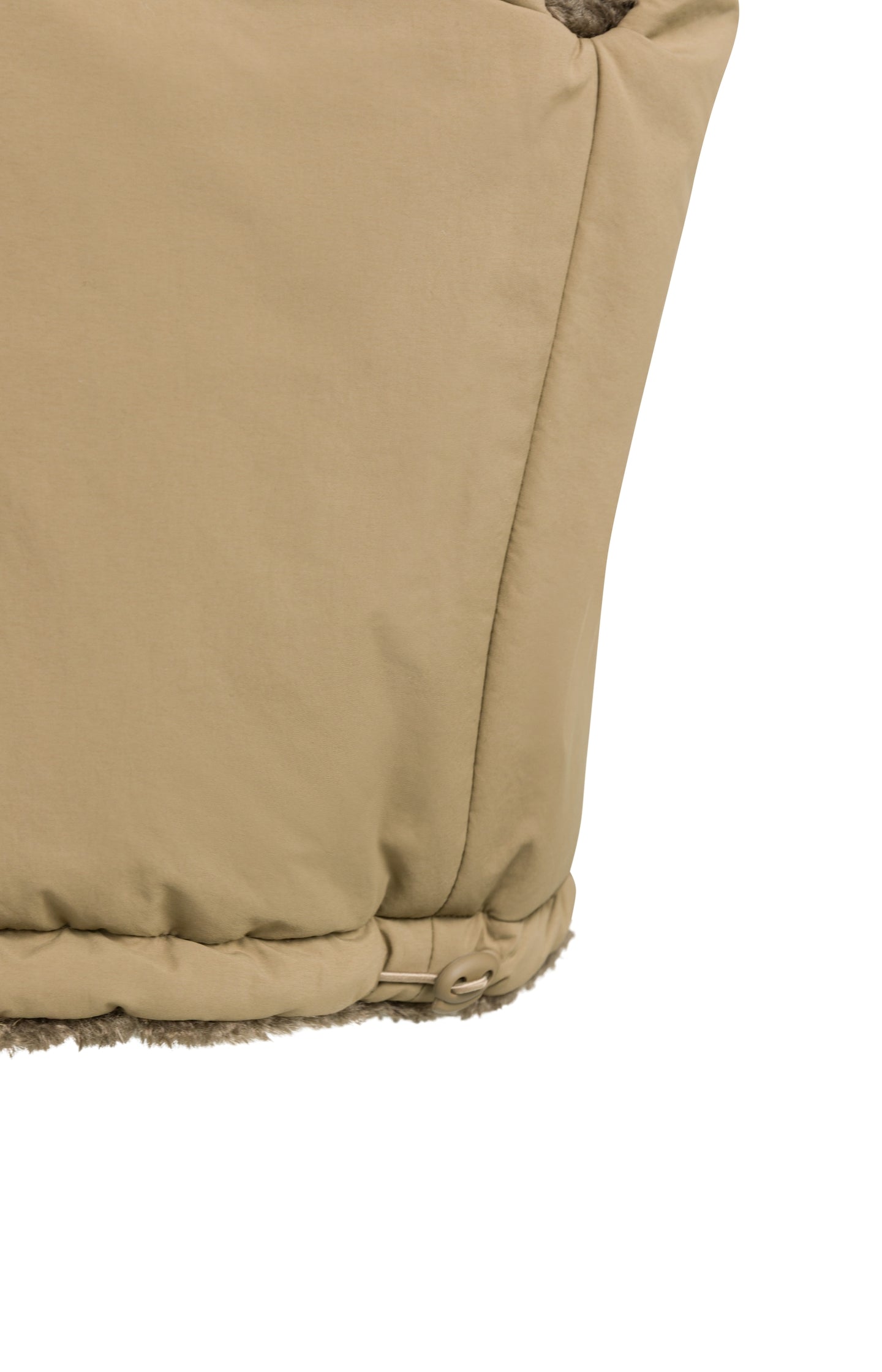 Reversible bodywarmer with hood