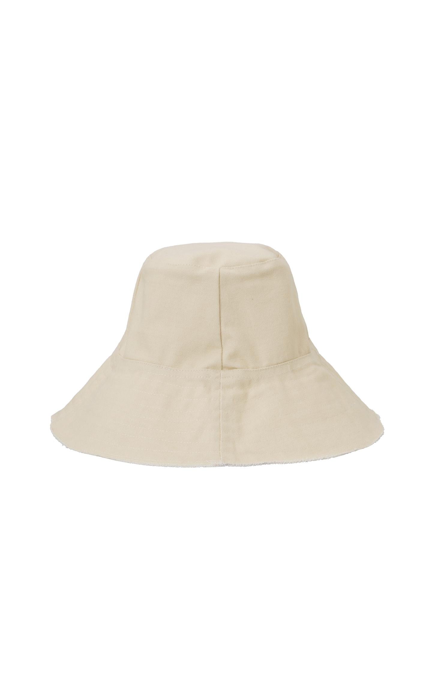 Reversible canvas hat with floral print - Summer Sand Dessin