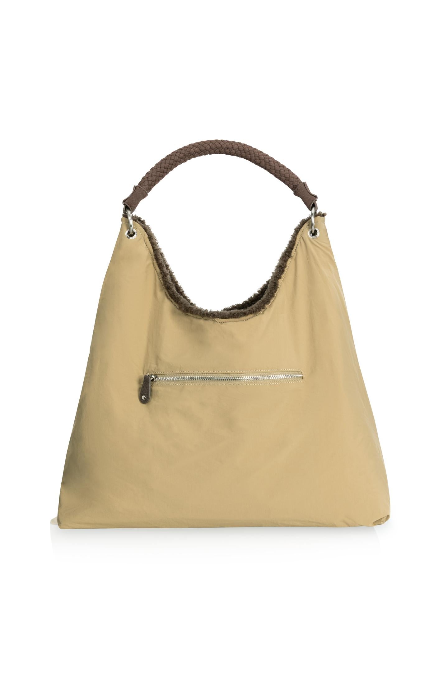 Reversible shopper with faux fur - Type: lookbook