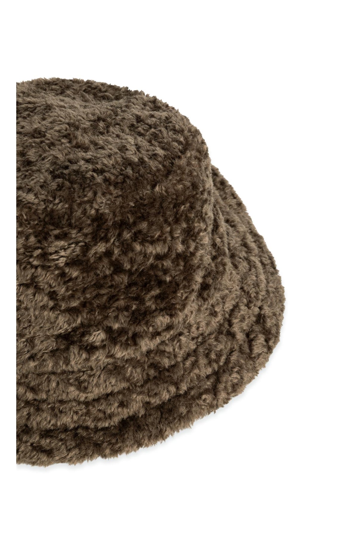 Reversible teddy bucket hat