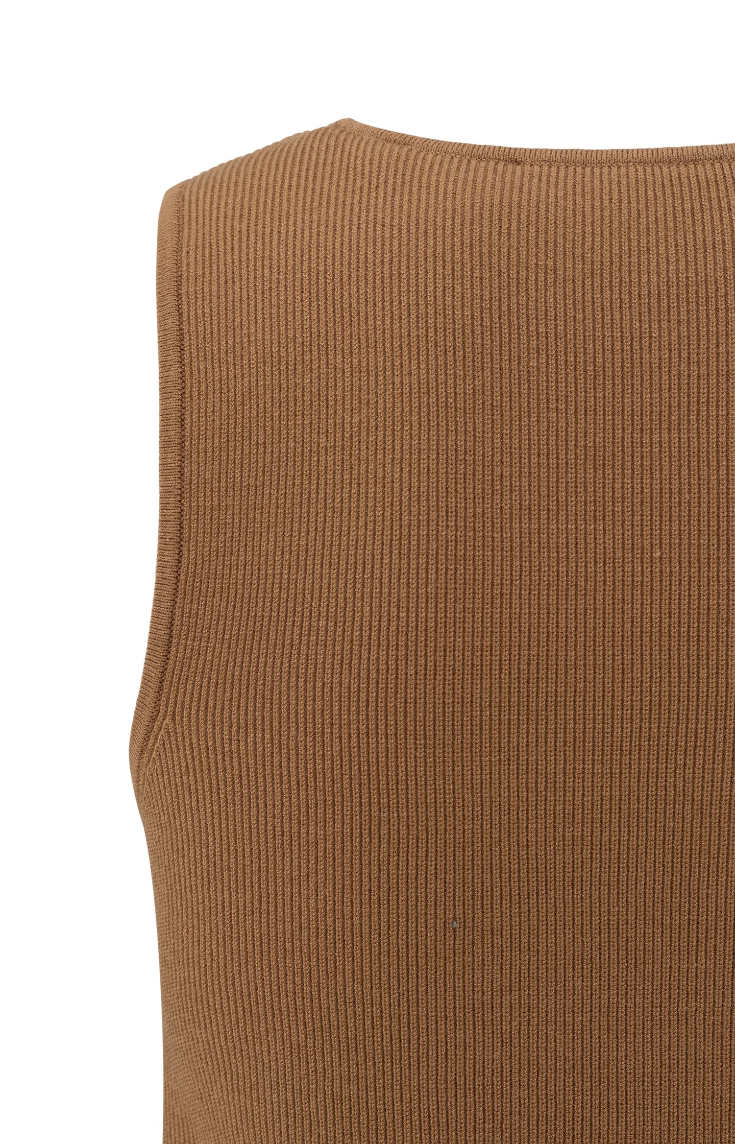 Ribbed fitted tank top