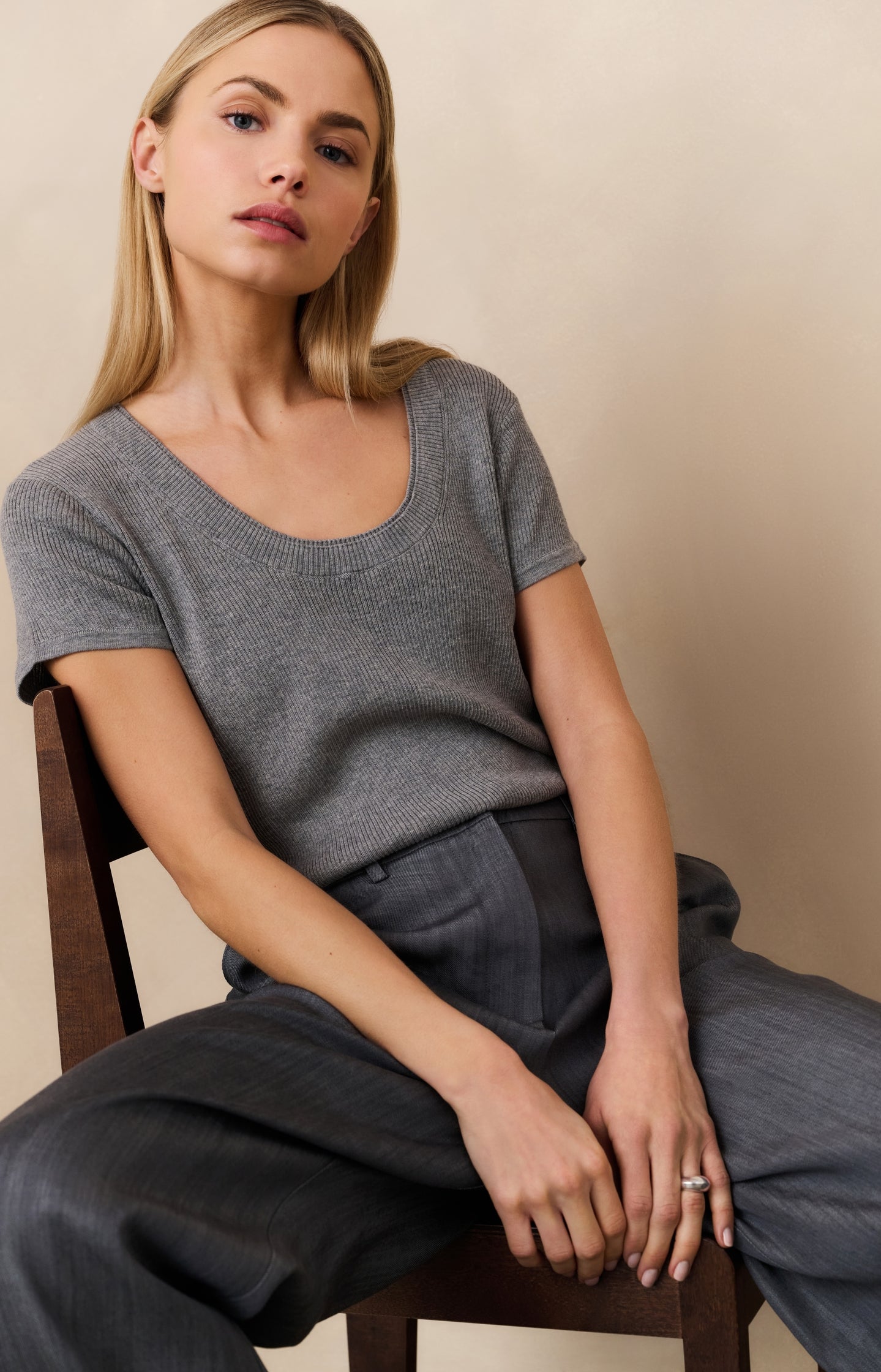 Andequal ribbon sleeve tops タグ付き OUTLET】Roxy RISE & VIBE RIB LS クロップド丈 トップス