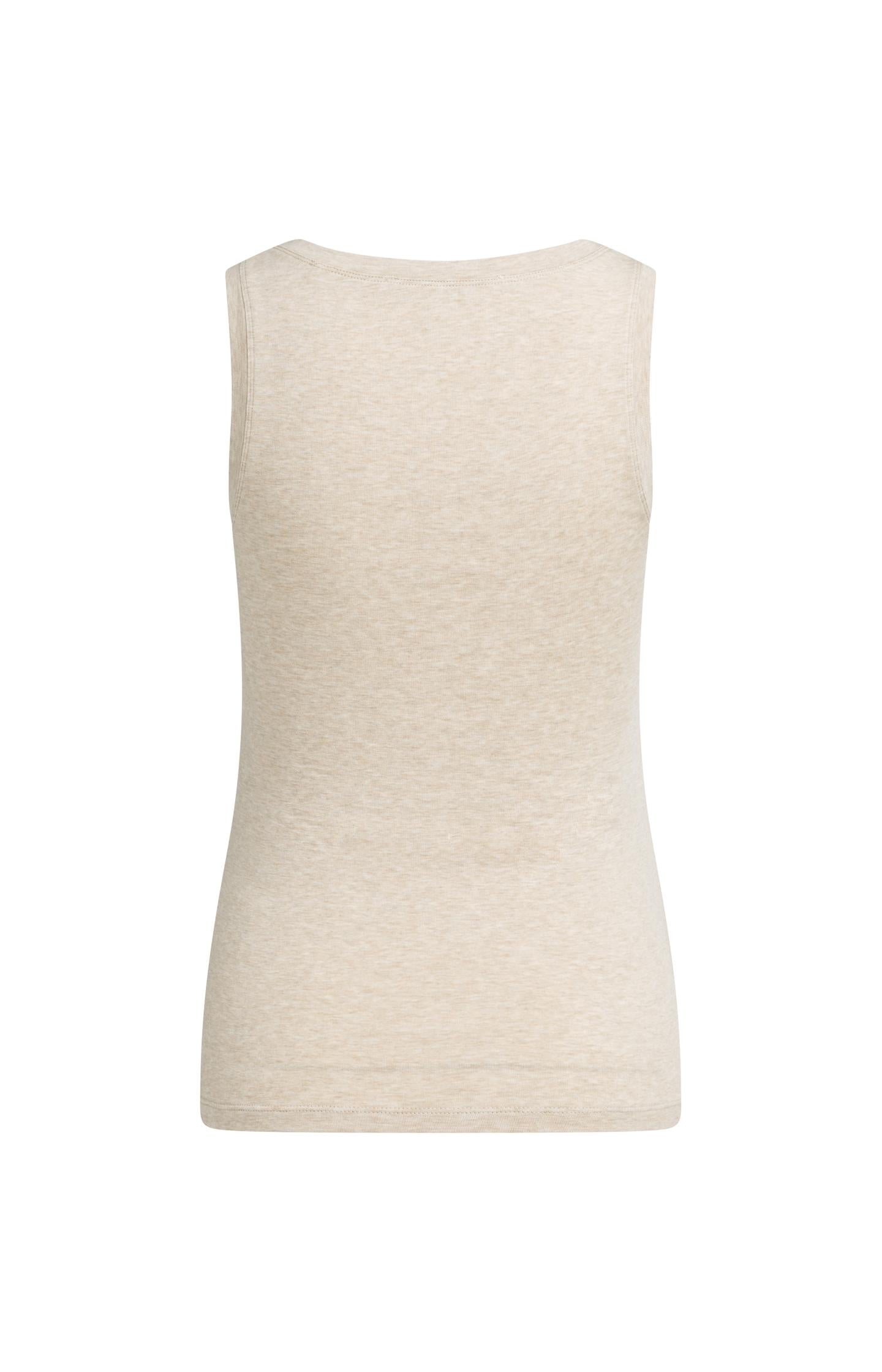 Ribbed singlet with fitted fit - Type: lookbook