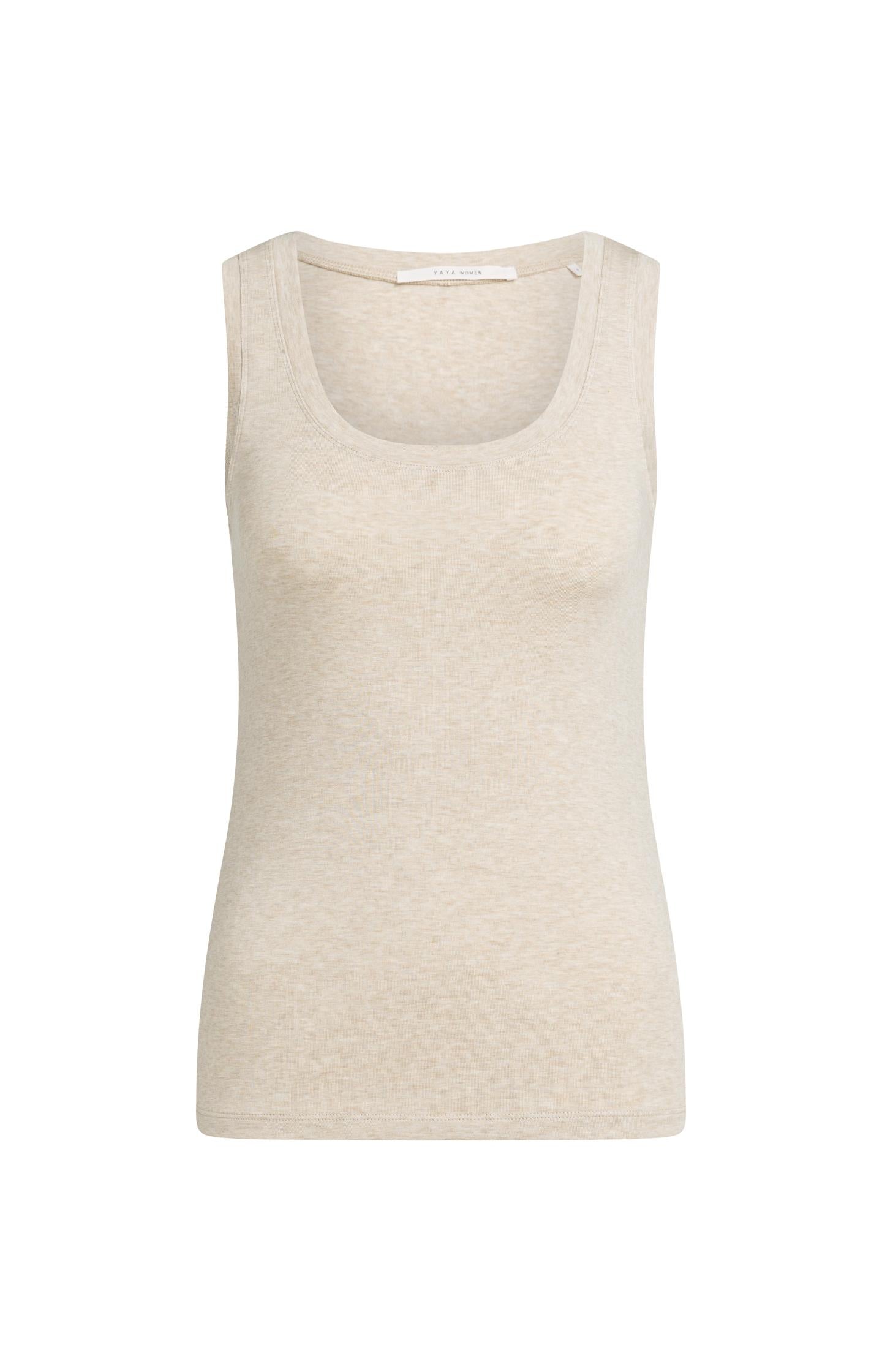 Ribbed singlet with fitted fit - Type: lookbook