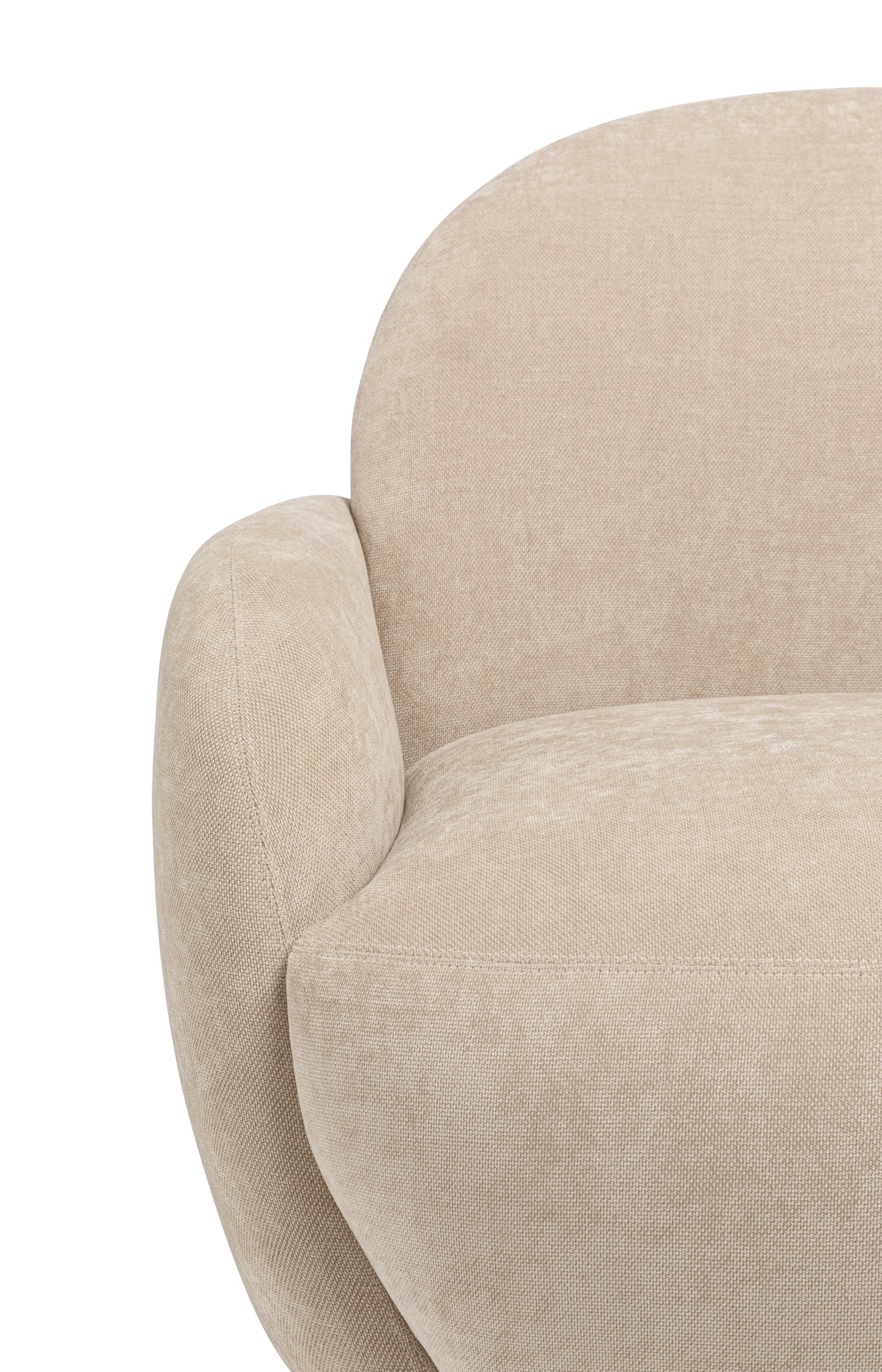 Round swivel lounge chair