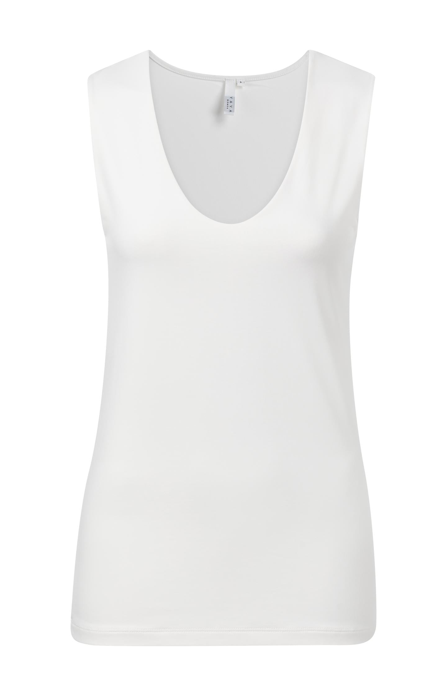 Round V-neck singlet - Type: product