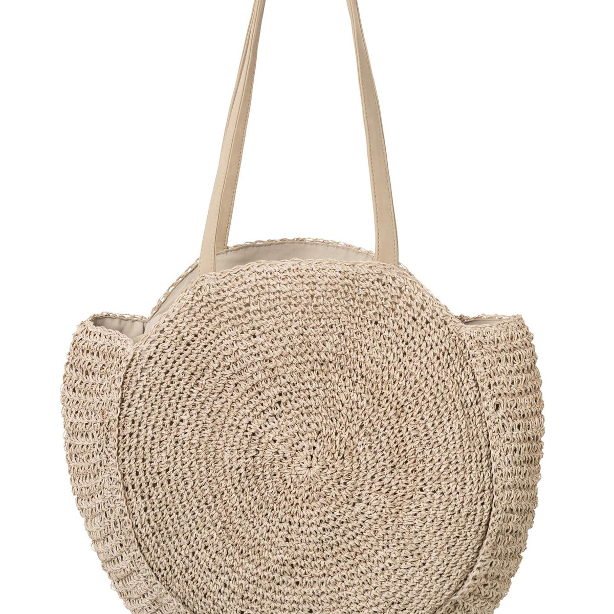 Straw Bag Sac Rond En Paille H&m Sac Rond En Paille Beige