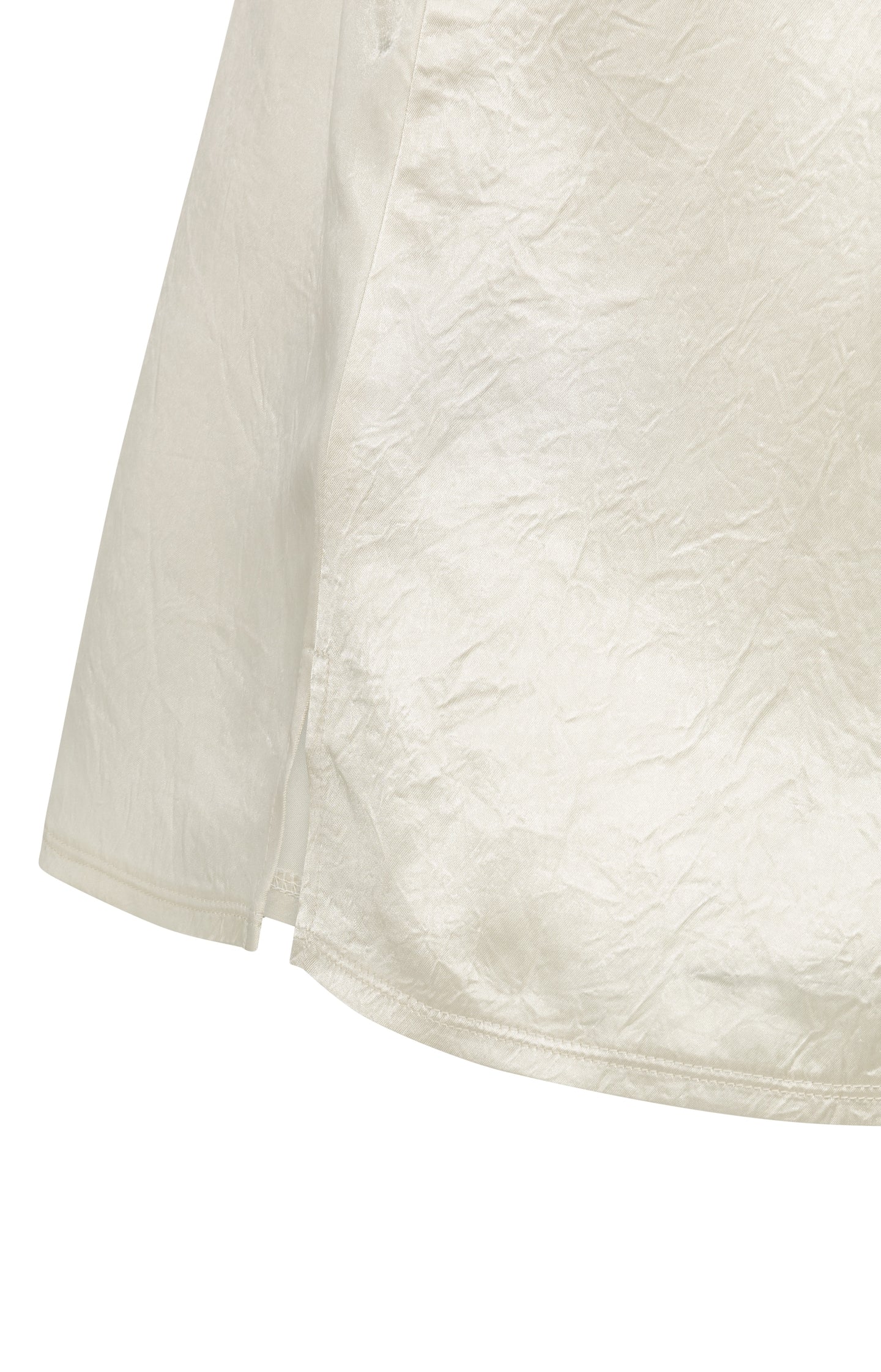 Satin singlet with sheer detail