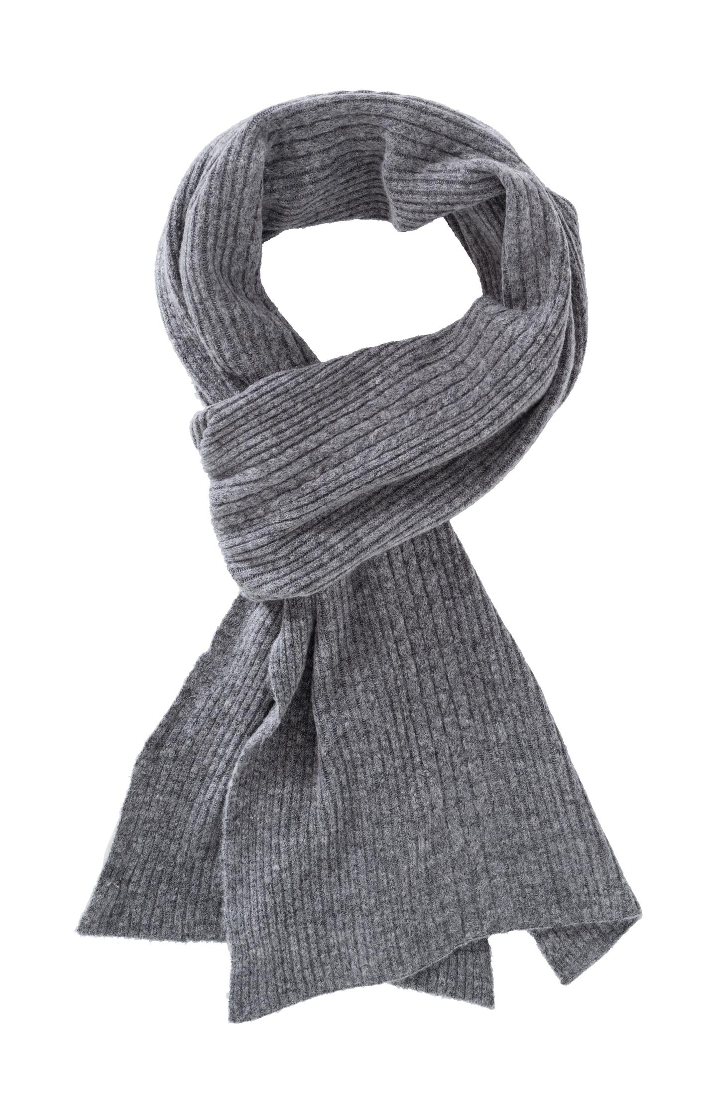 Scarf made from soft, ribbed material - Type: product