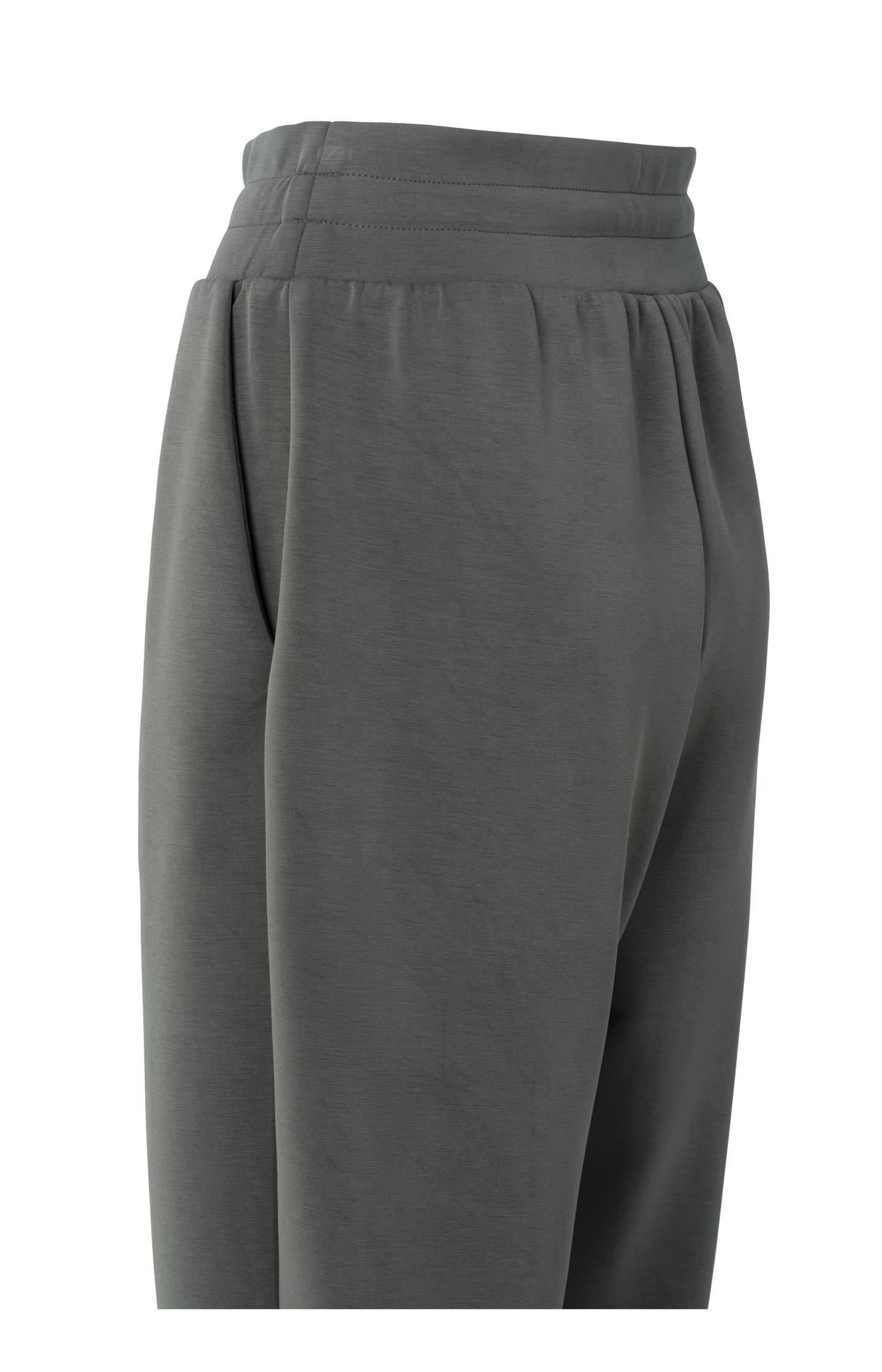 Scuba jogging trousers with side pockets and drawstring