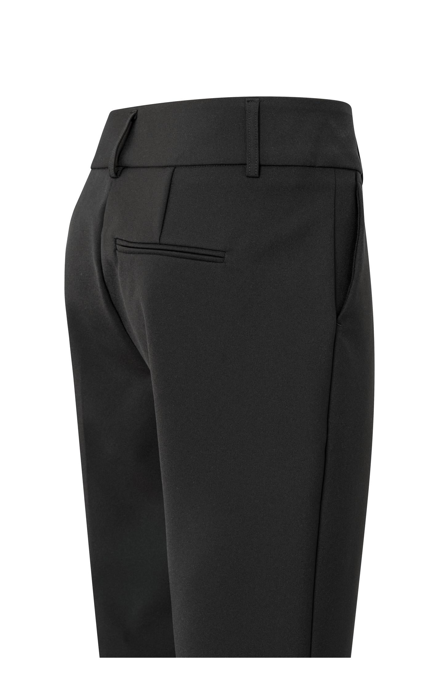 Scuba trousers with modern waistband