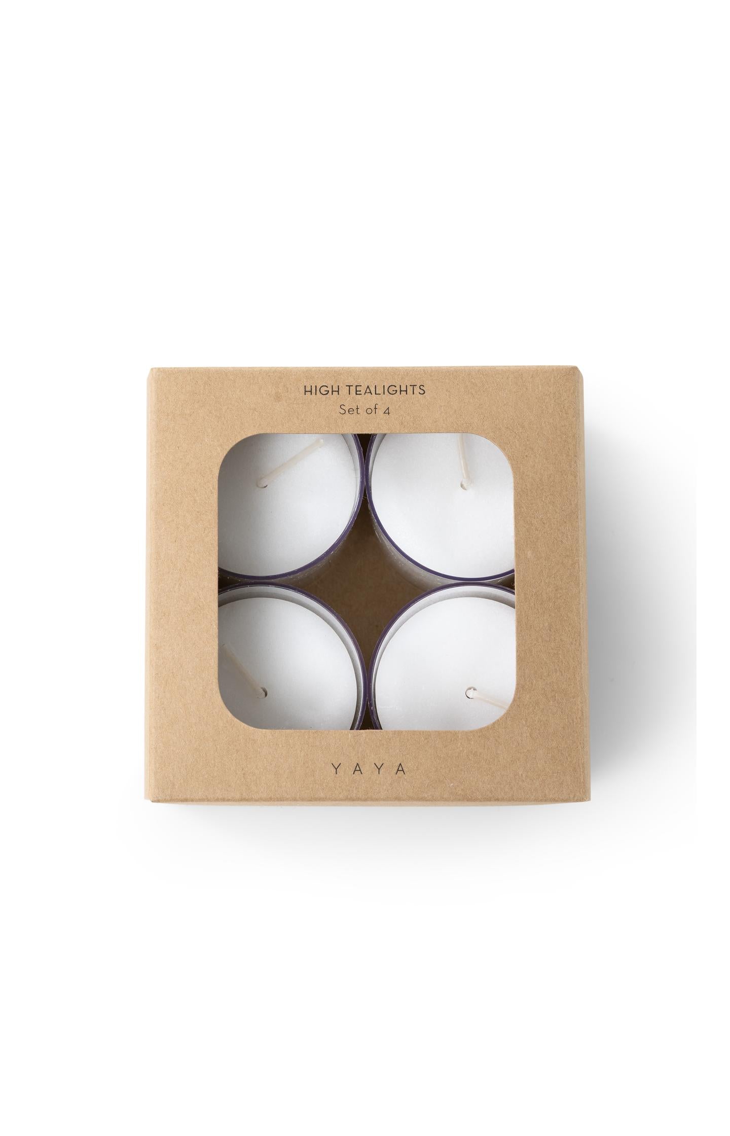 Set of 4 tall tealights