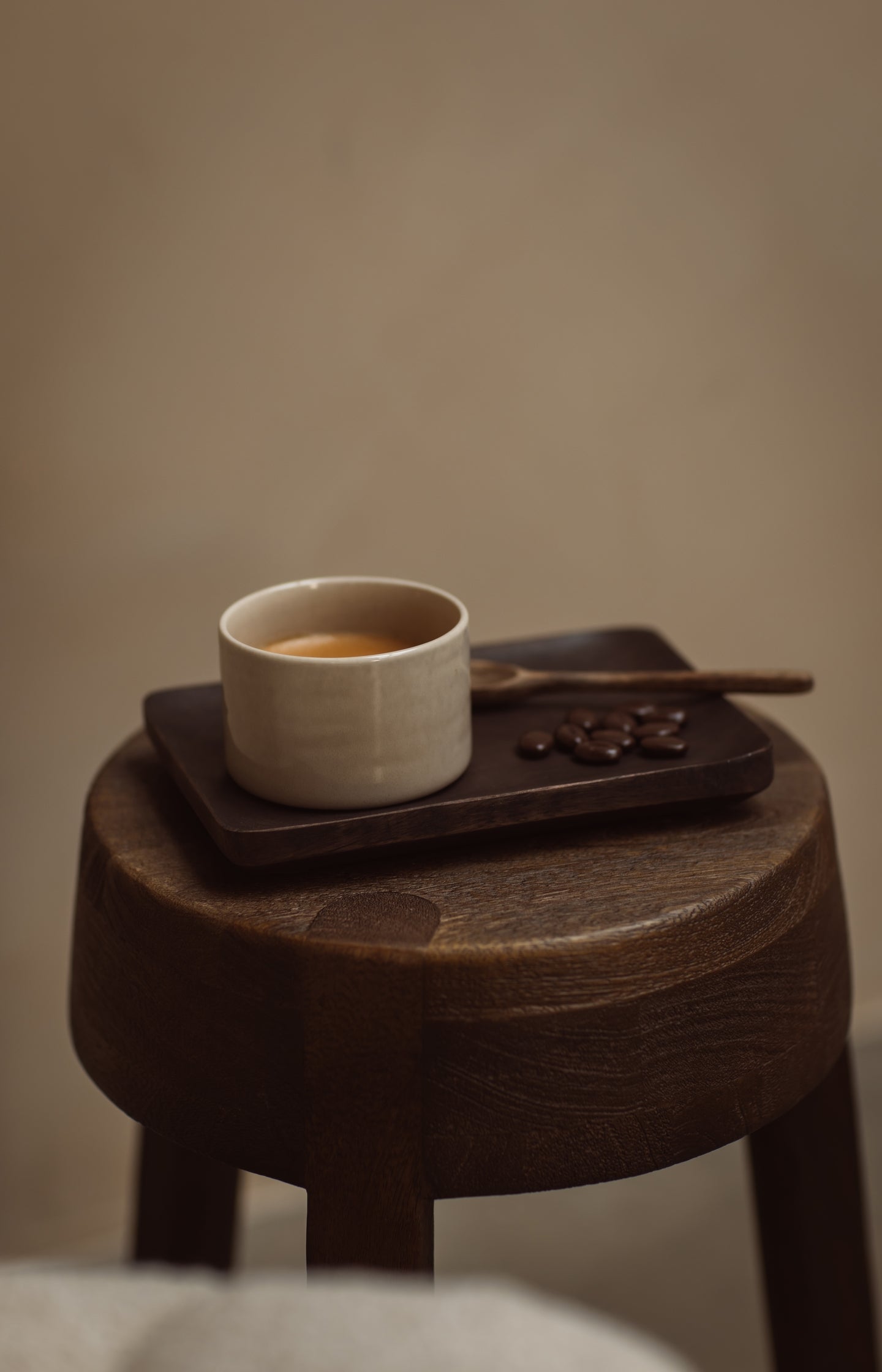 Set of mango wood spoons