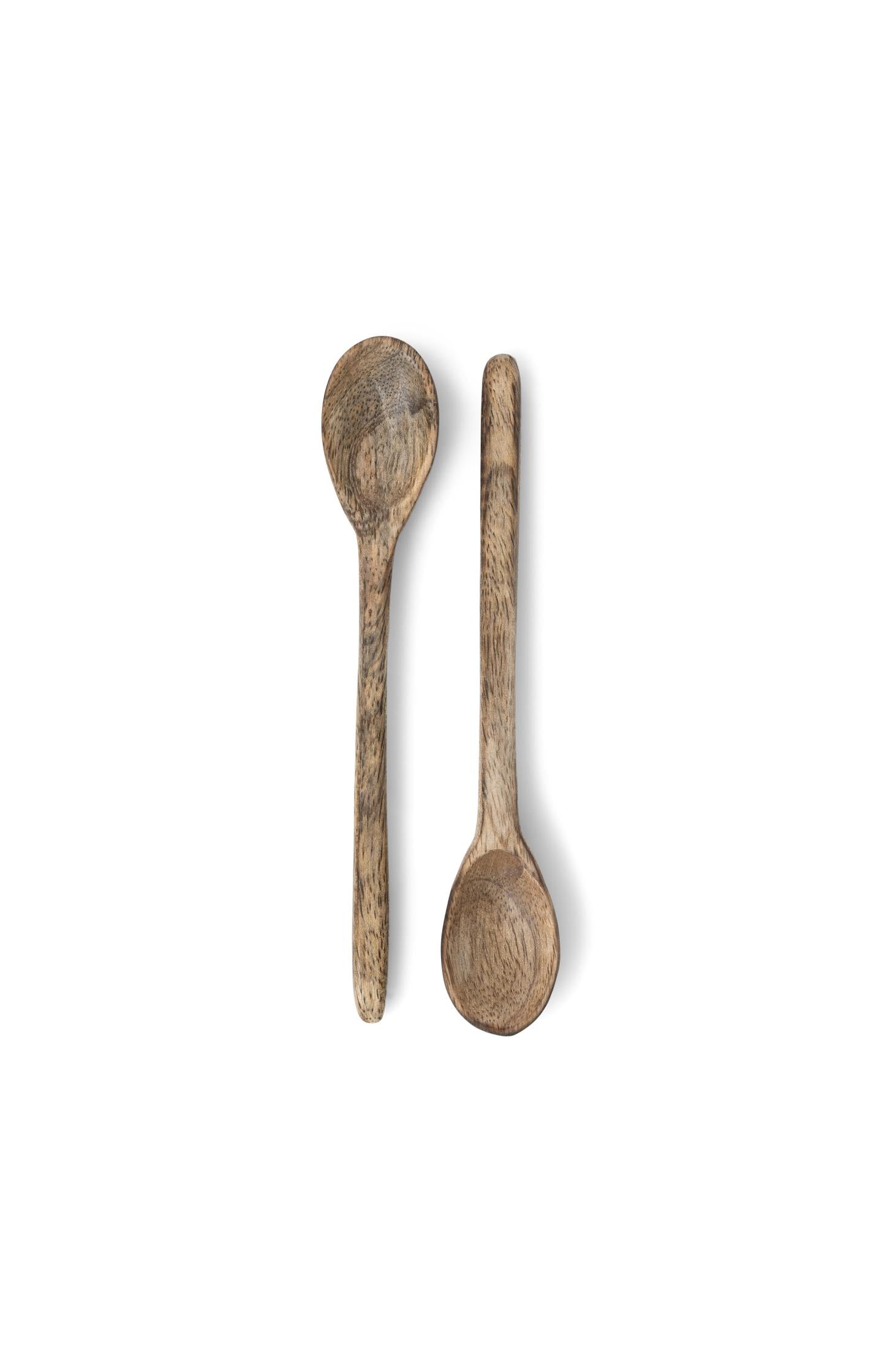 Set aus 2 Löffeln aus Mangoholz